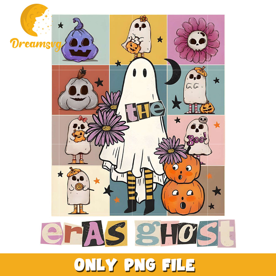 Funny The Eras Ghost Halloween Taylor Ghost Eras png, spooky halloween​​​​ png, fall season png