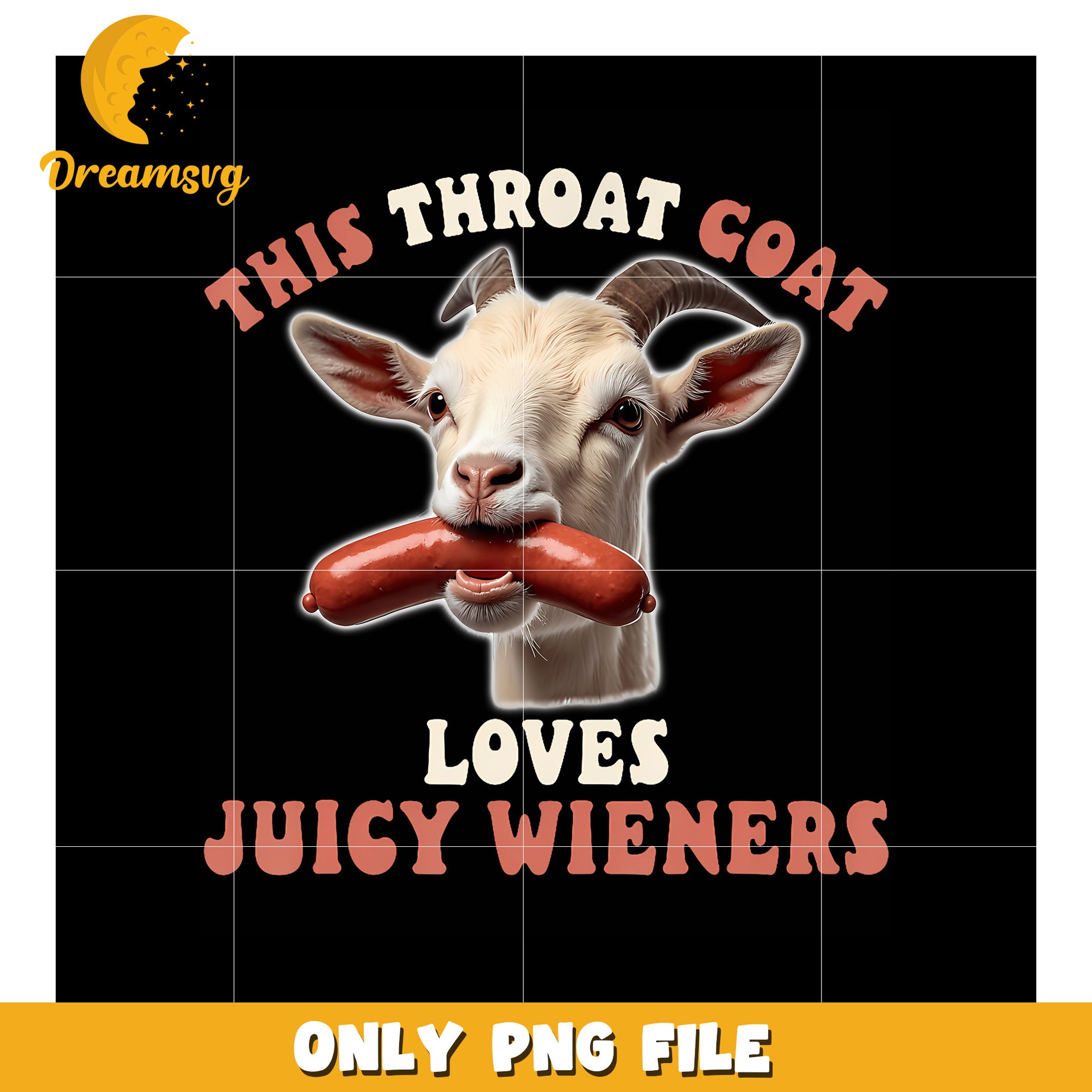 Funny Throat Goat Swallows png, trending memes png,  juicy wieners png