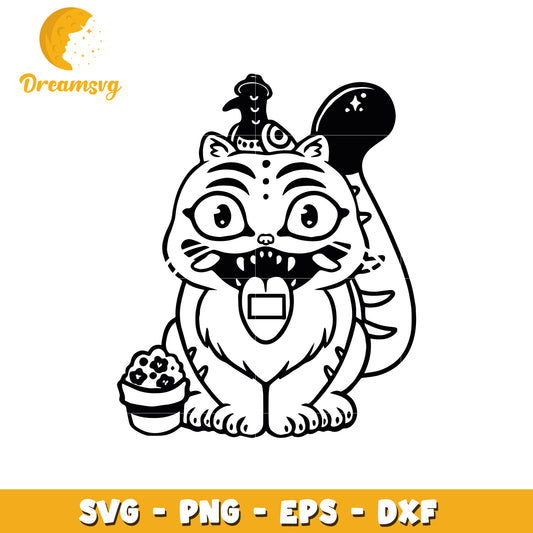 Funny blue kpop tiger svg, huntrix derpy tiger svg, funny kpop tiger svg