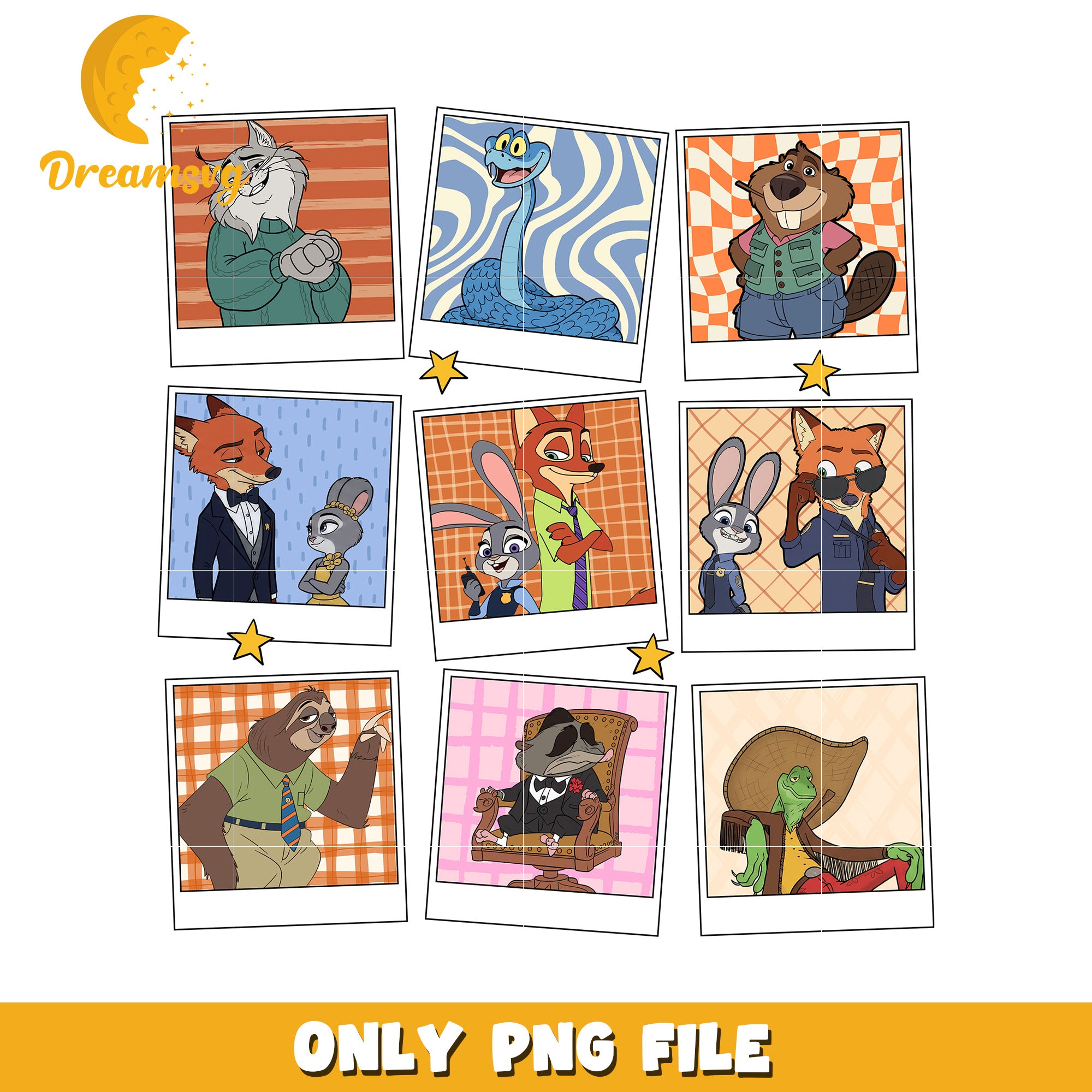Funny characters png, zootopia png, zootopia clipart​ png