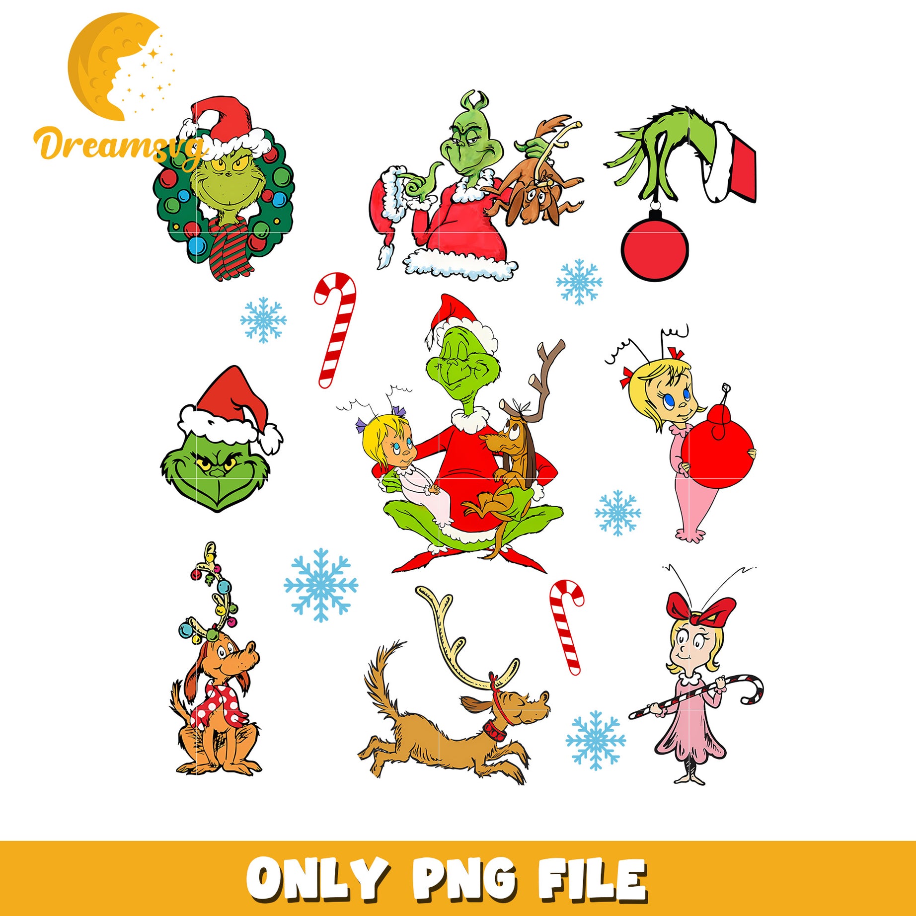 Funny christmas grinch png, grinch quotes​ png, christmas bell png