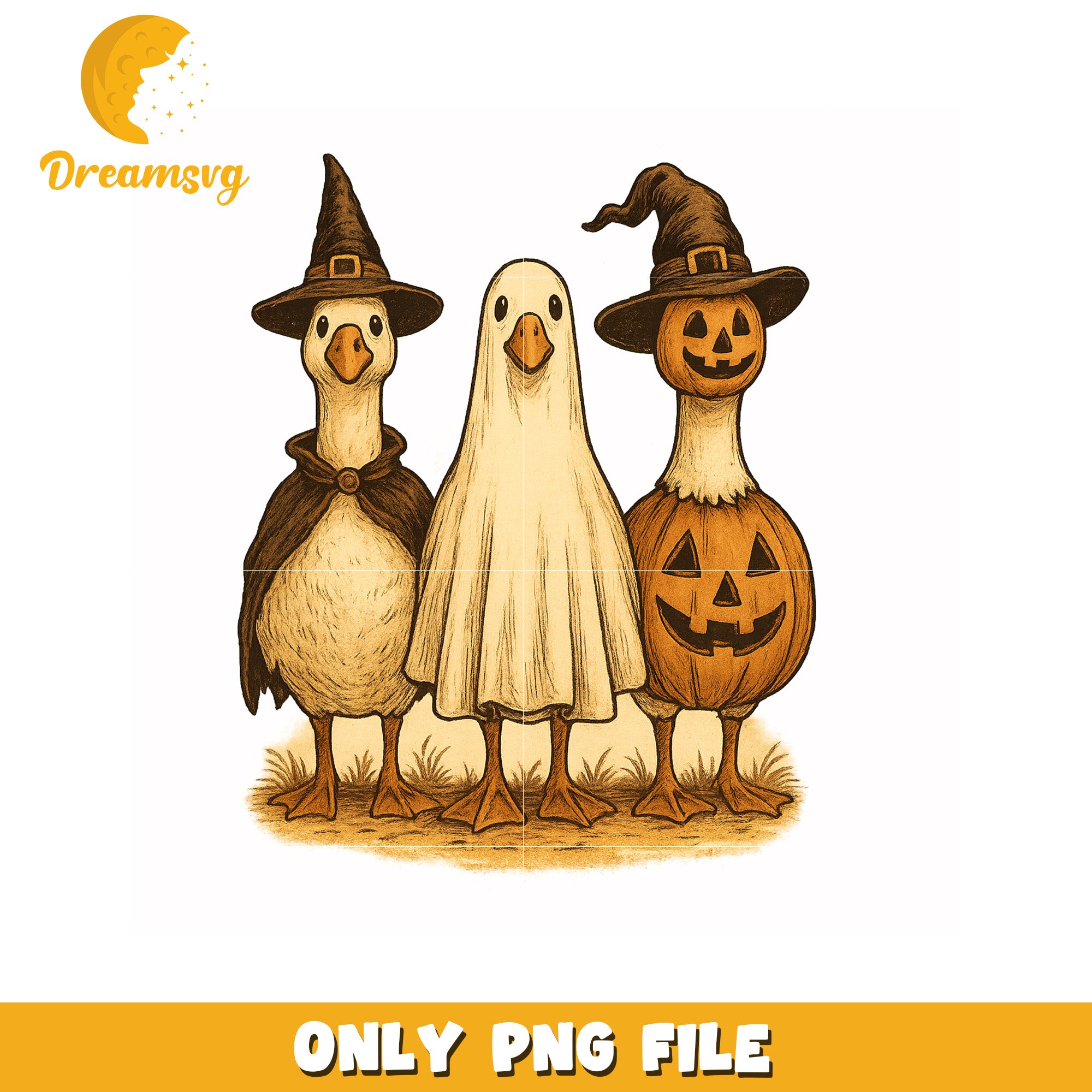 Funny goose ghoul halloween png, halloween png, halloween vacation png