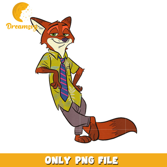 Funny nick png, disney pixar png, zootopia fox png