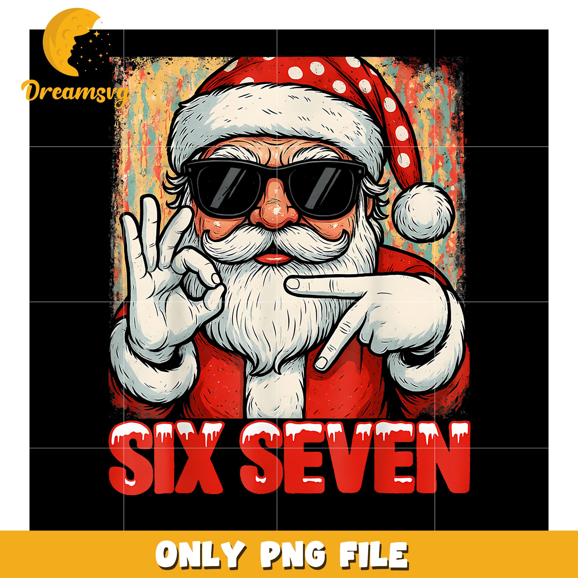 Funny santa 67 png, christmas santa png, trending quotes png