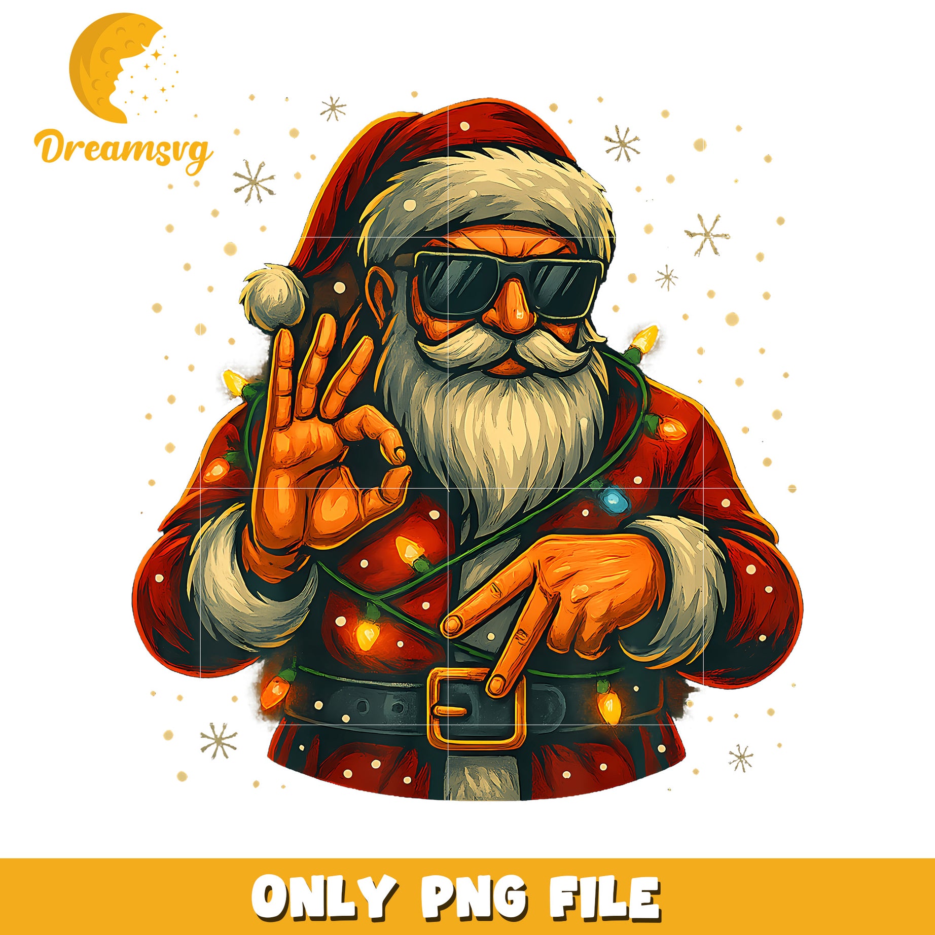 Funny santa design png, six seven kid​ png, 67 memes png