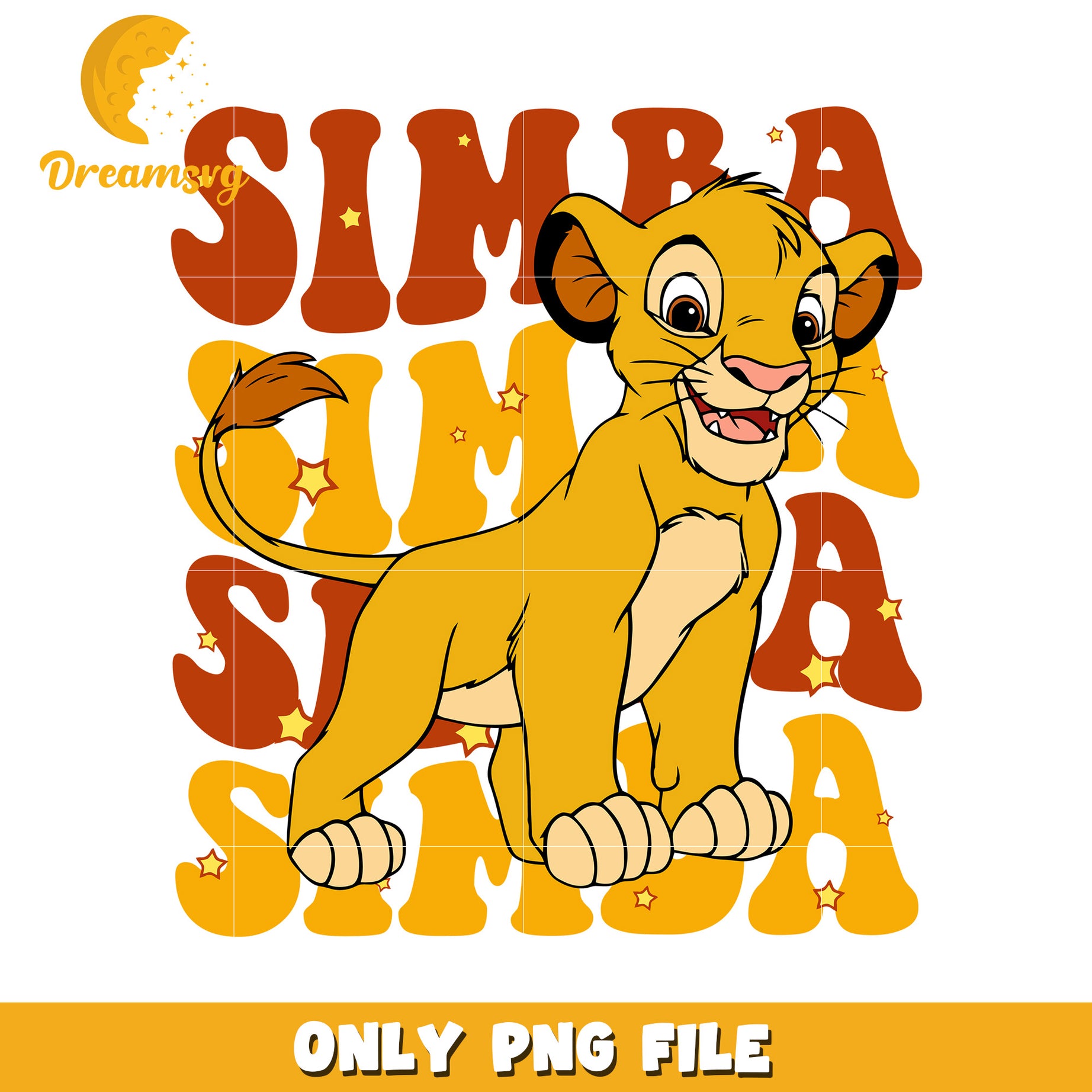 Funny simba design png, disney simba png, lion king simba png