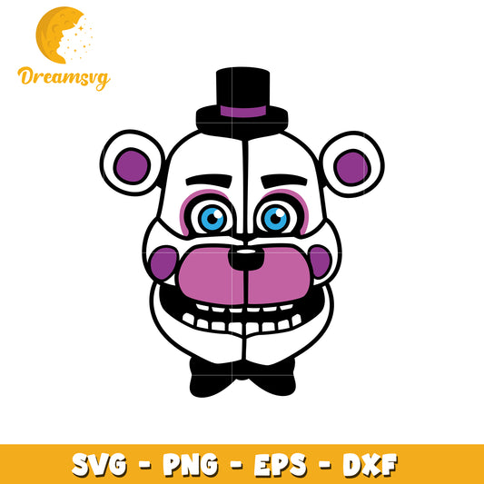 Funtime Freddy SVG PNG EPS DXF Cut File