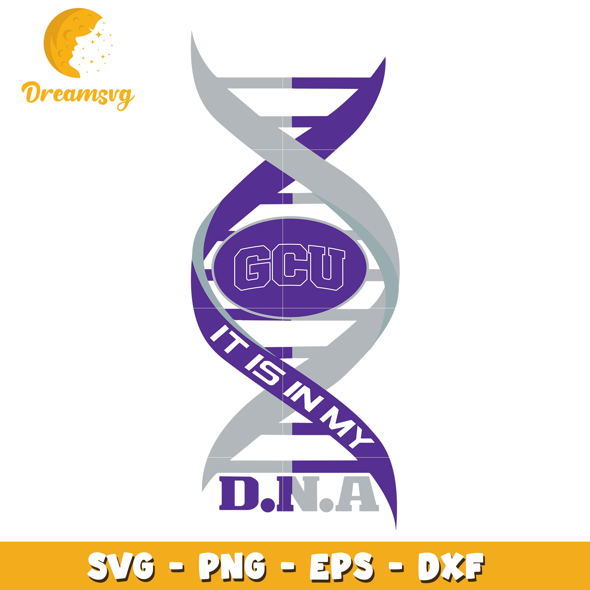 GCU DNA SVG Cut File It Is In My DNA