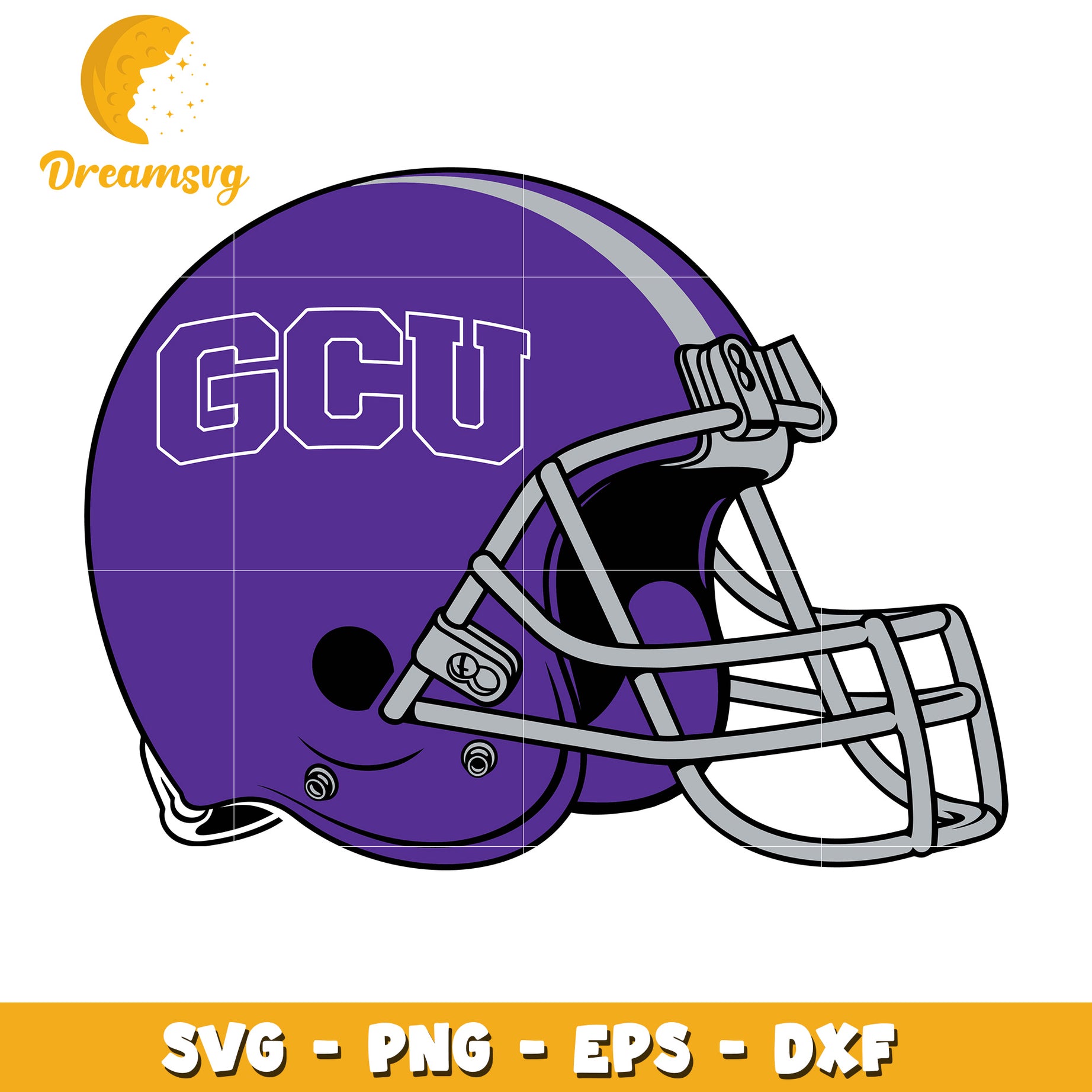 GCU Football Helmet SVG PNG EPS DXF