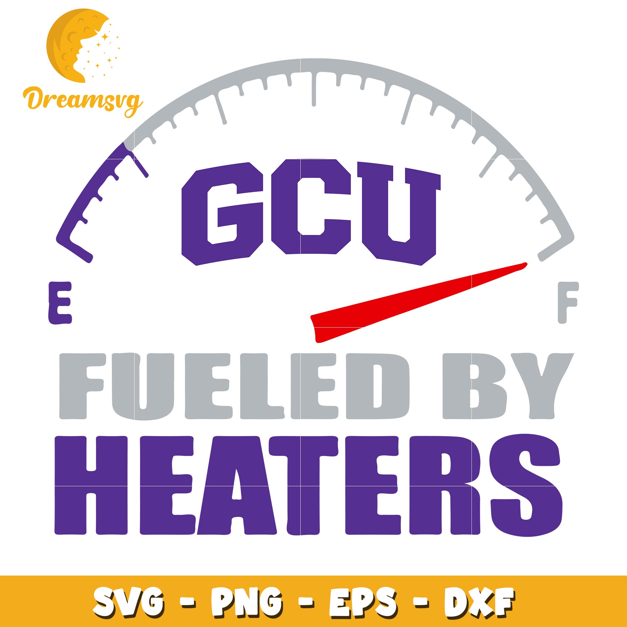 GCU Fueled By Heaters SVG PNG EPS DXF