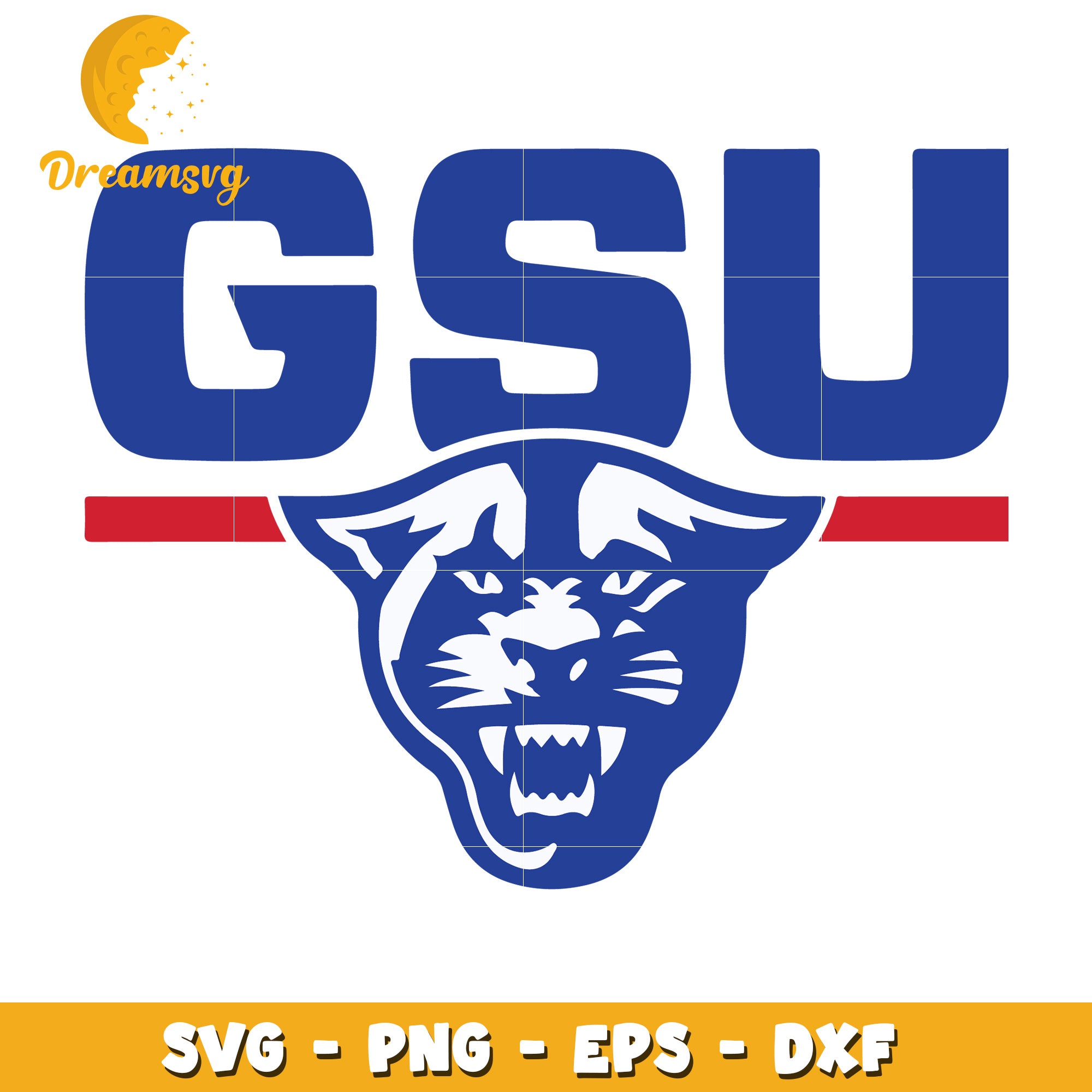 GSU Panthers SVG PNG EPS DXF Cut File