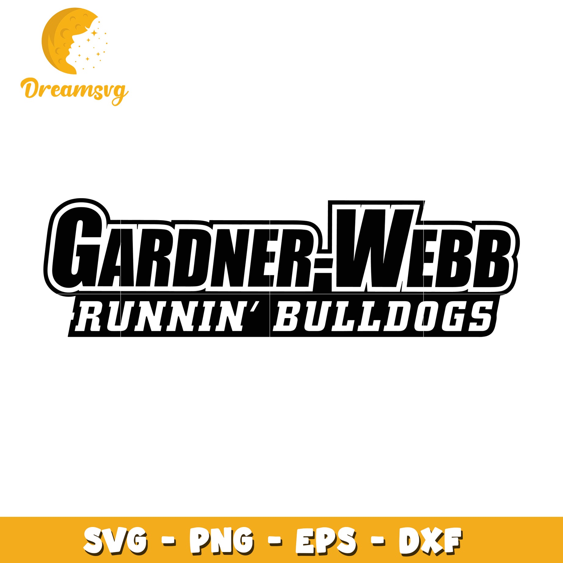 Gardner-Webb Runnin Bulldogs SVG Cut File