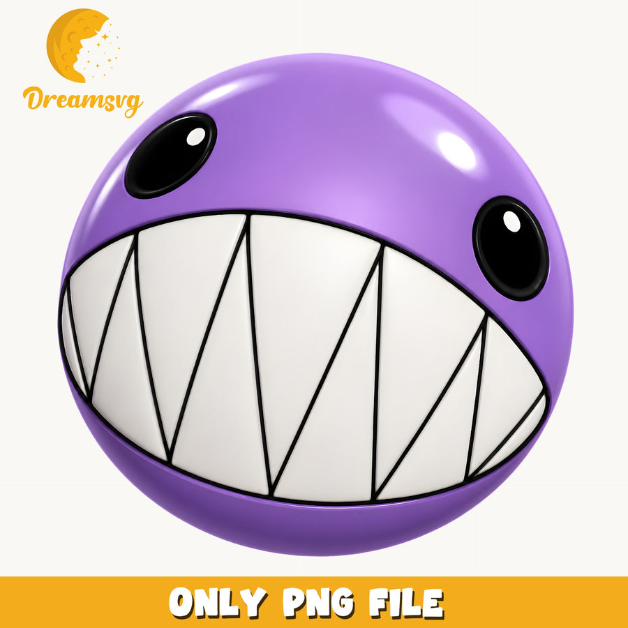 Gastly Pokemon 3D Ball PNG, Ghost Purple, Fan PNG