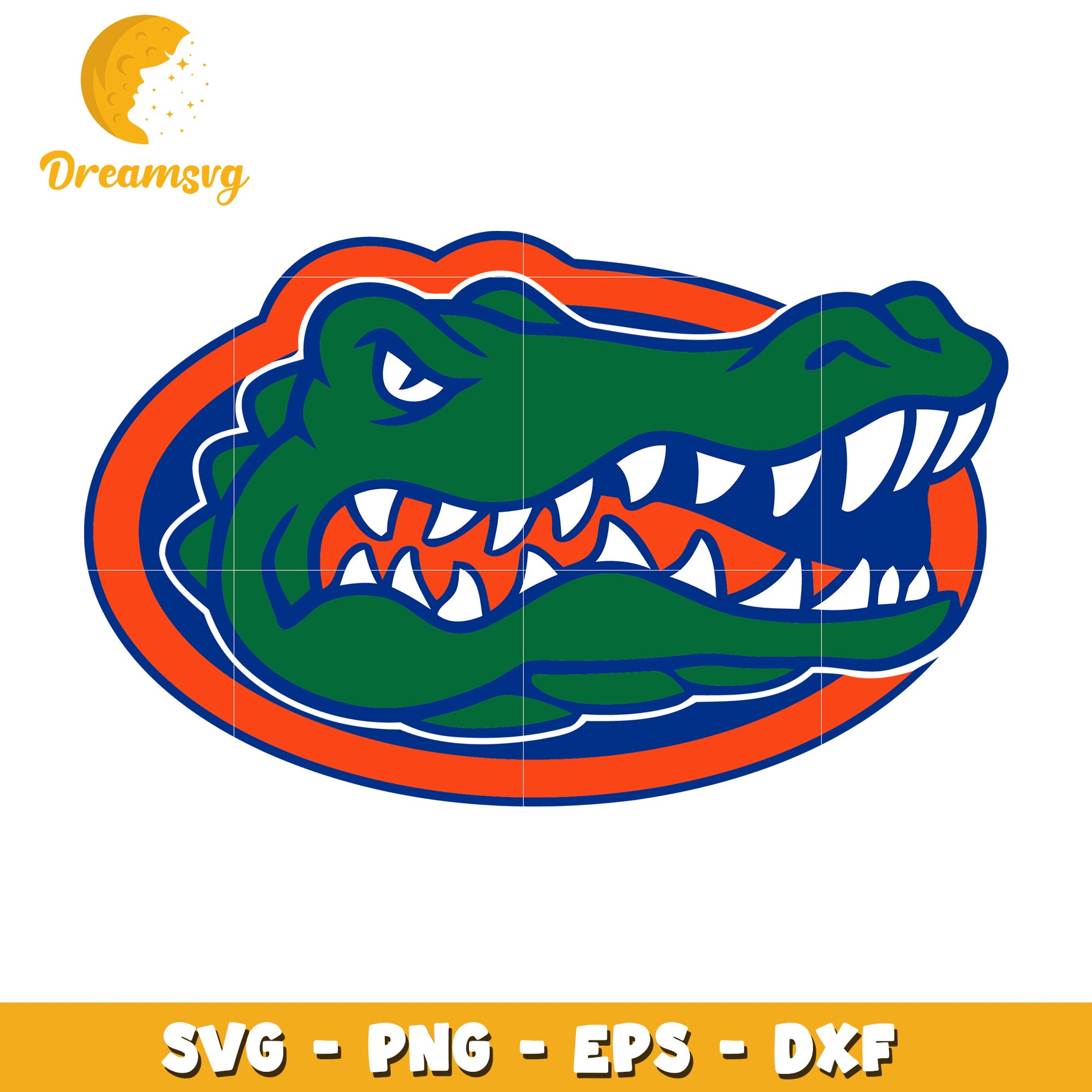 Gator Head SVG PNG EPS DXF Files