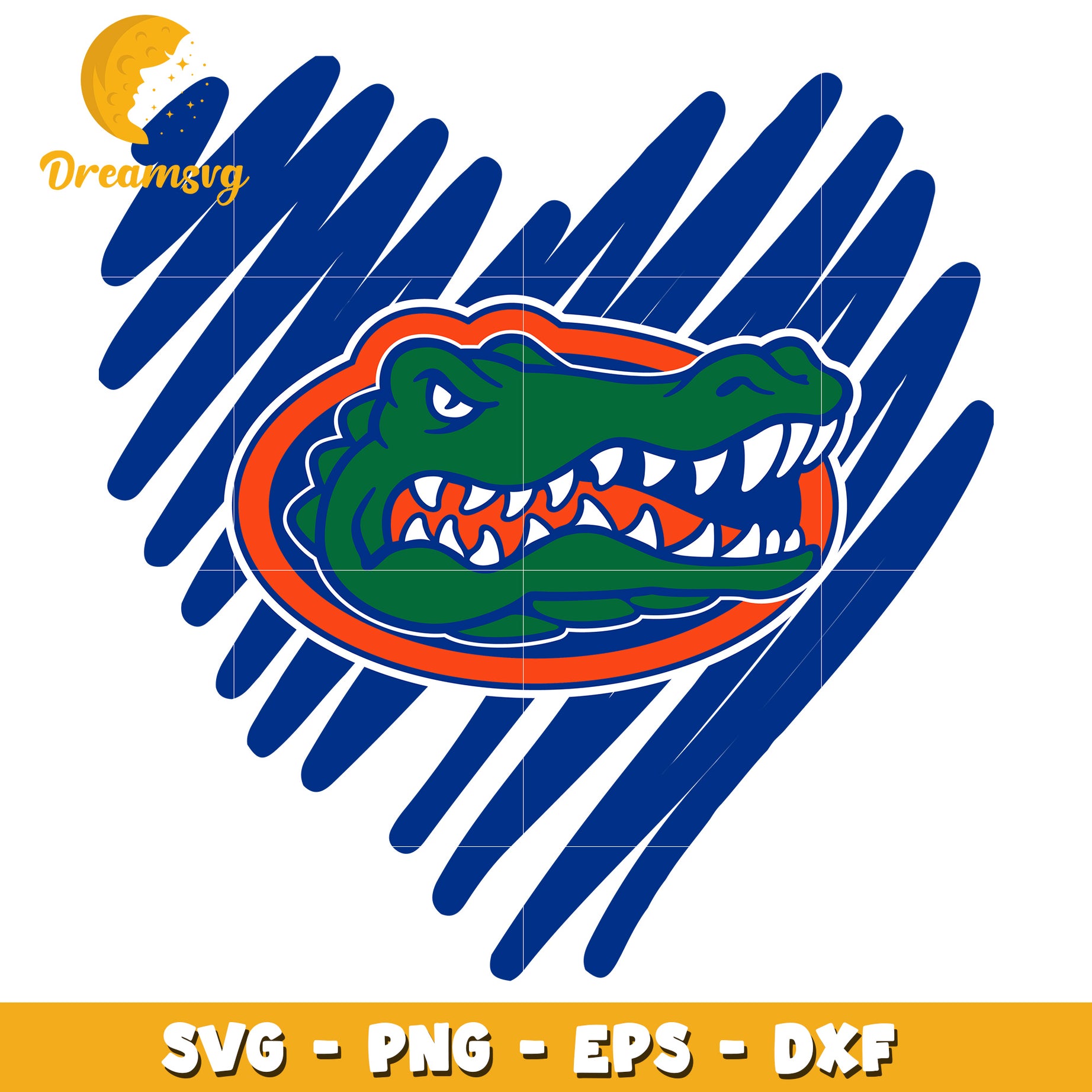 Gator Heart SVG PNG EPS DXF Files