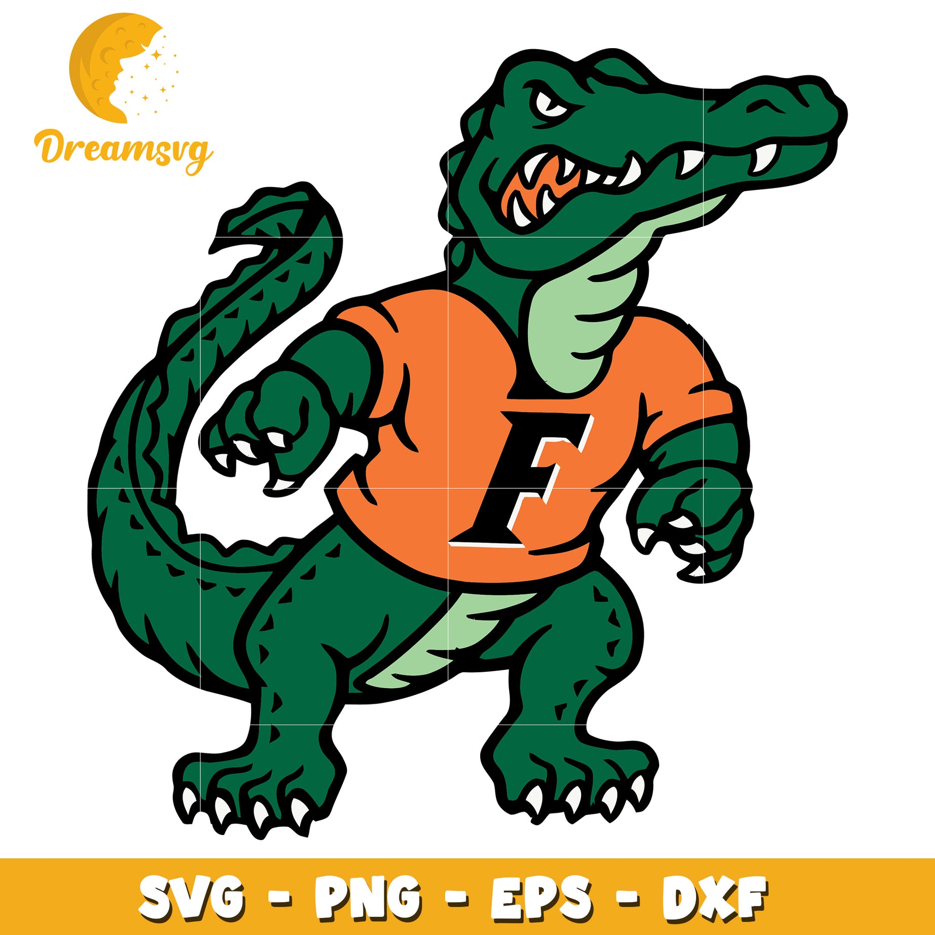 Gator Mascot SVG File for Creative Designs and Projects