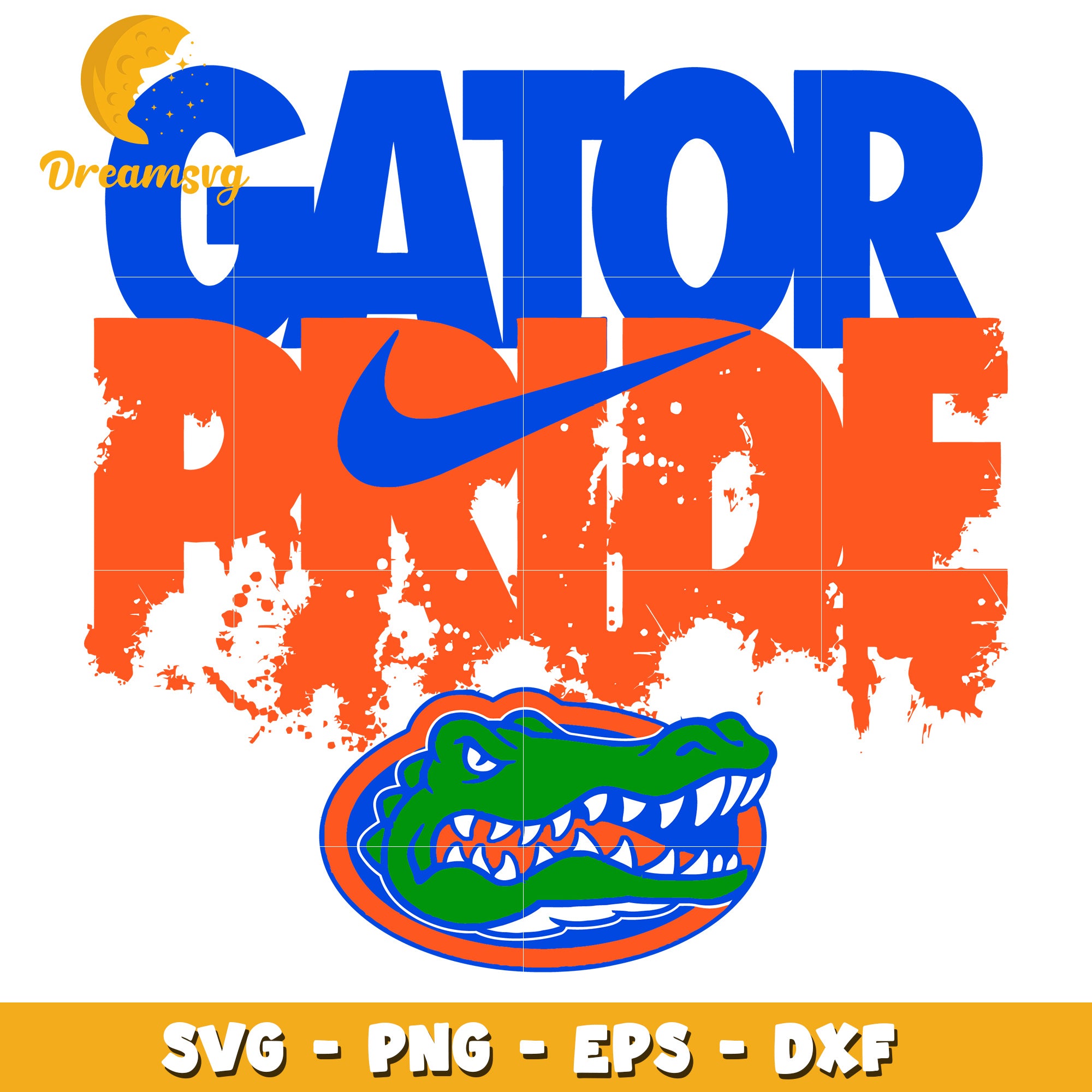 Gator Pride SVG PNG EPS DXF Cut File