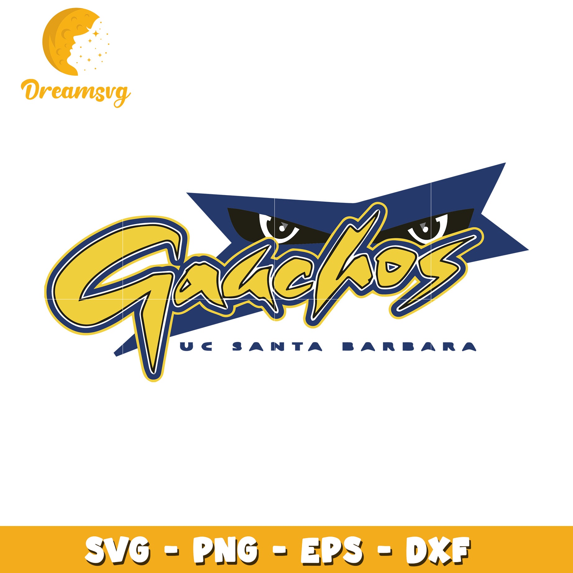 Gauchos SVG Cut File UC Santa Barbara