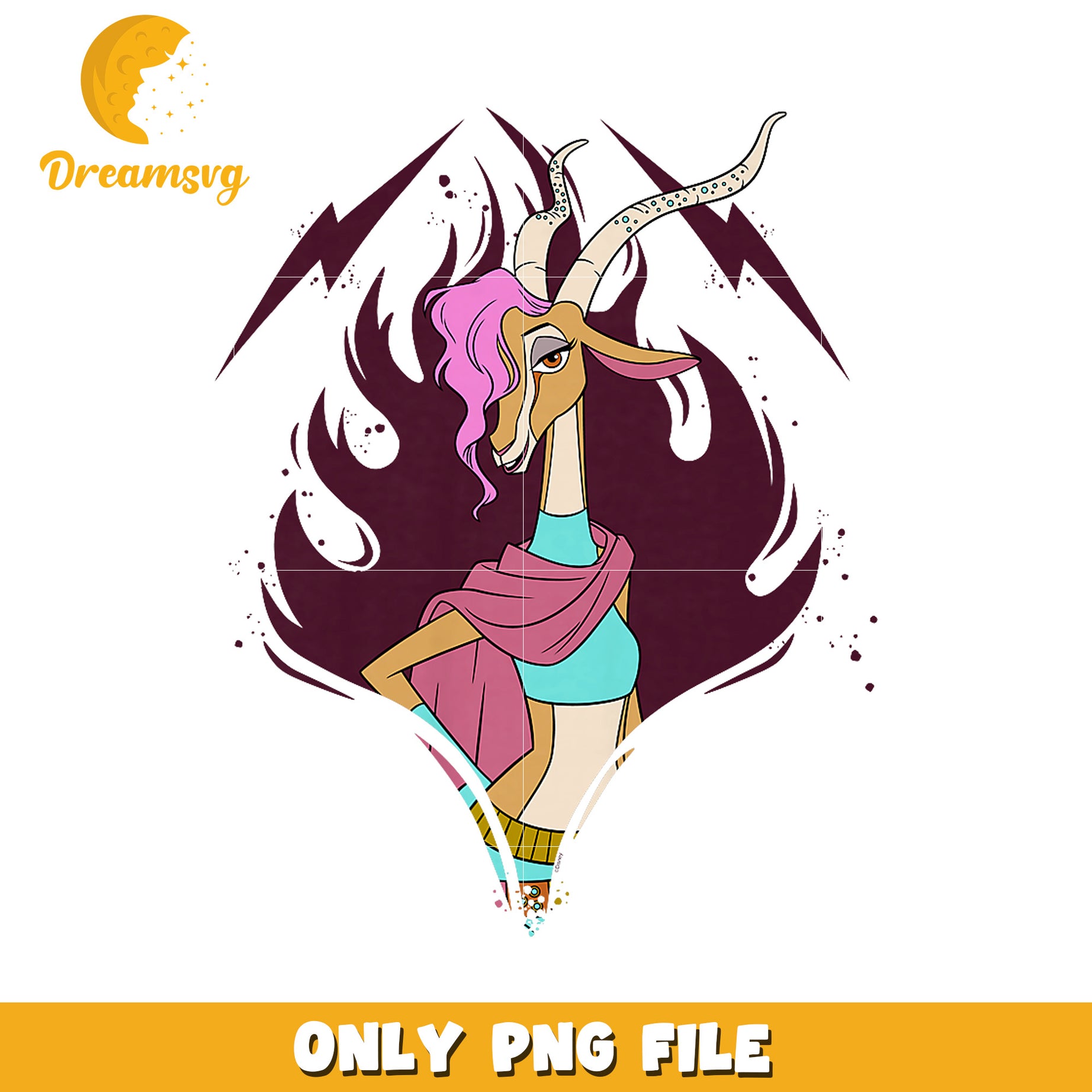 Gazzelion png, disney pixar png, zootopia png