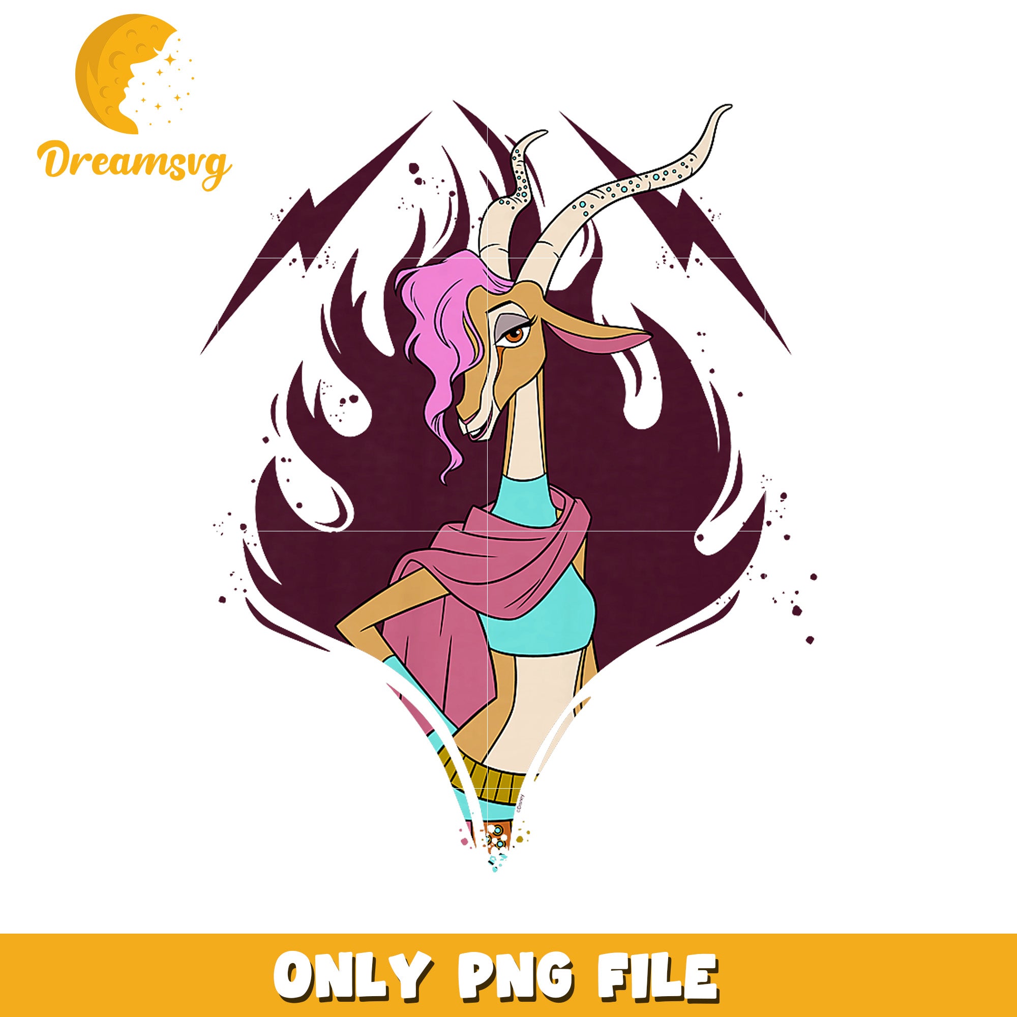 Gazzelion png, disney pixar png, zootopia png