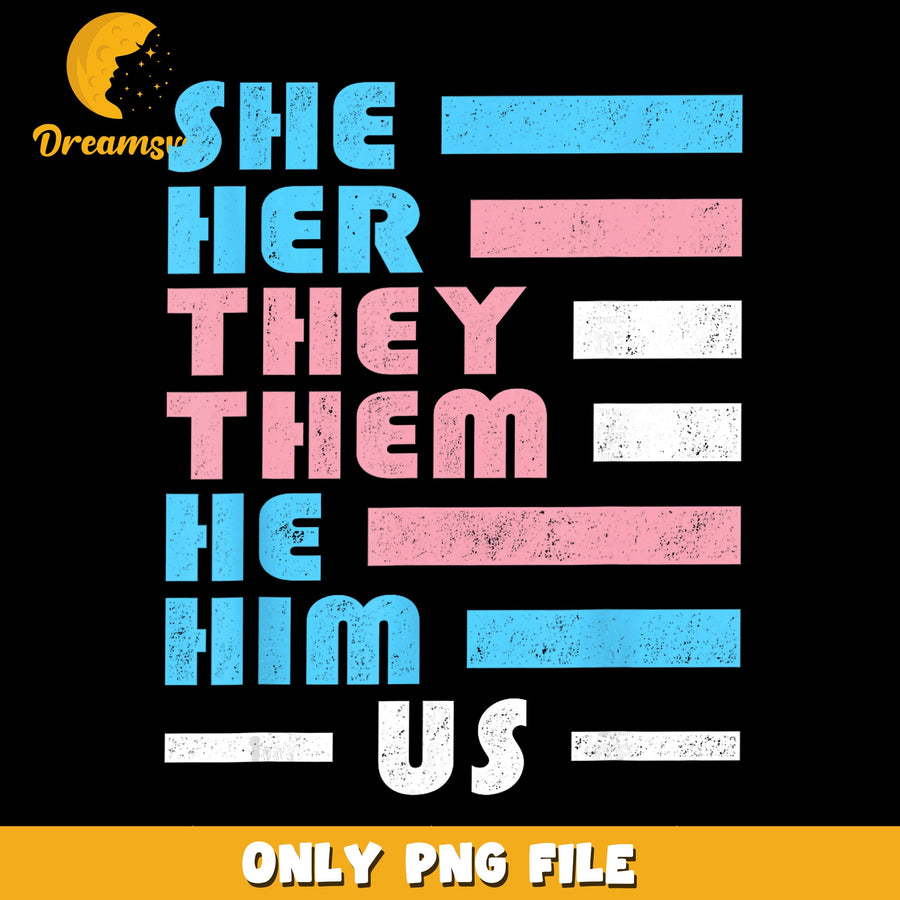 Gender Inclusivity PNG, Pronoun Awareness, Support