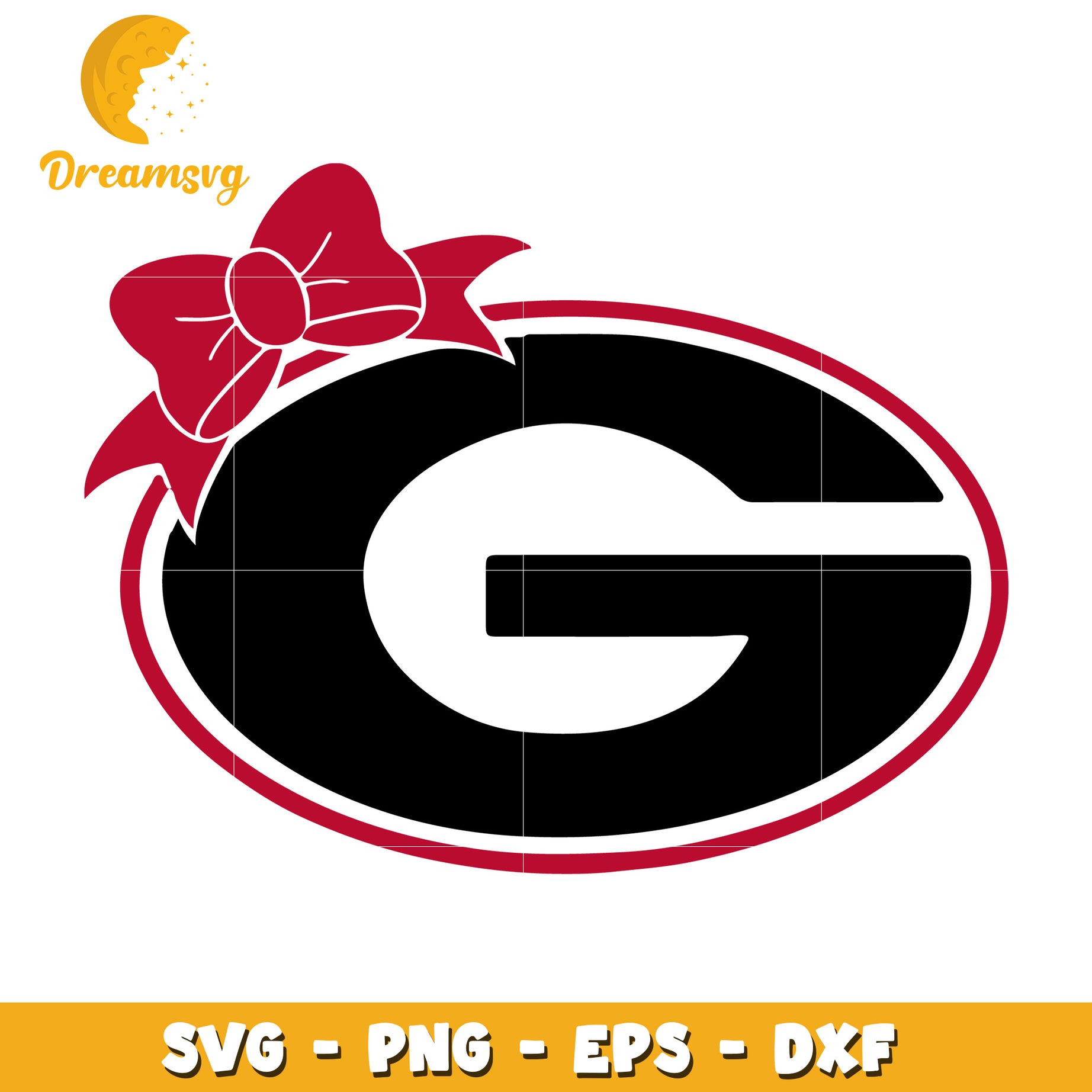 Georgia Bulldog G SVG PNG EPS DXF