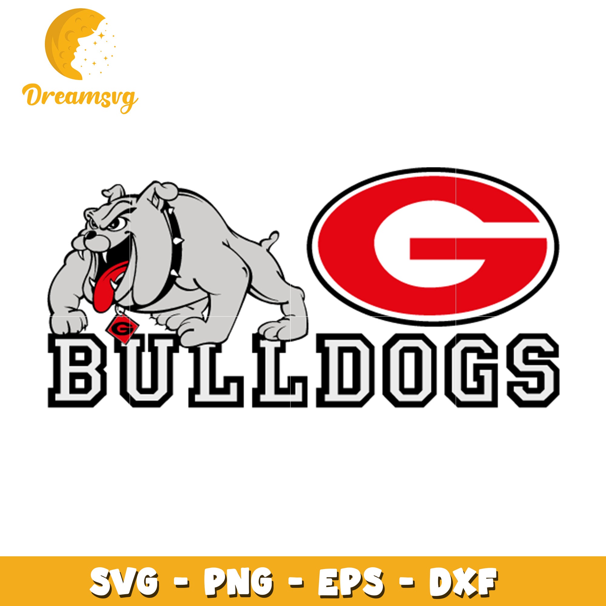 Georgia Bulldogs SVG Clipart for Crafting and Design Projects