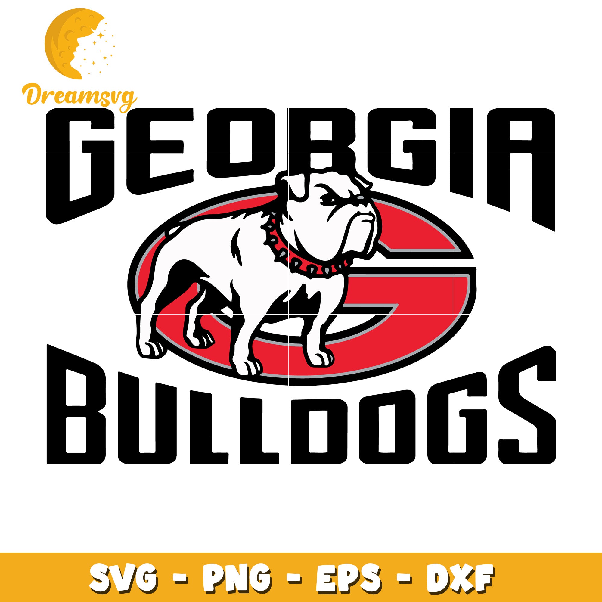 Georgia Bulldogs SVG Design for Sports Fans and Crafters