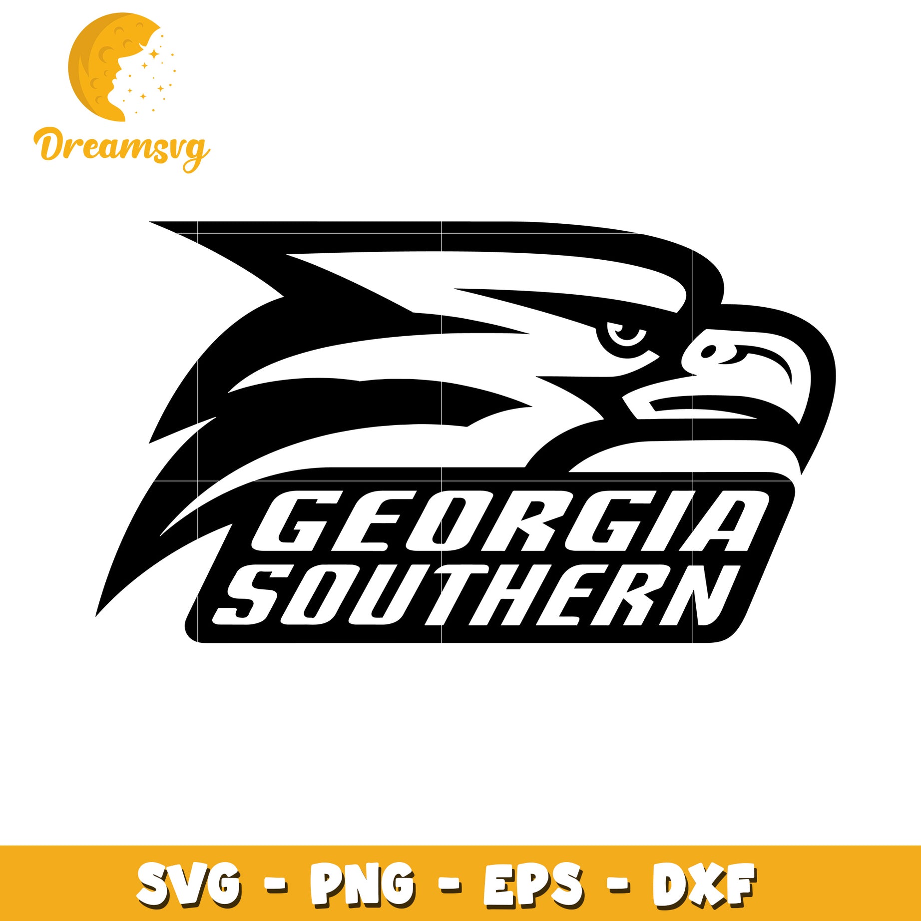 Georgia Southern Eagle SVG Cut File