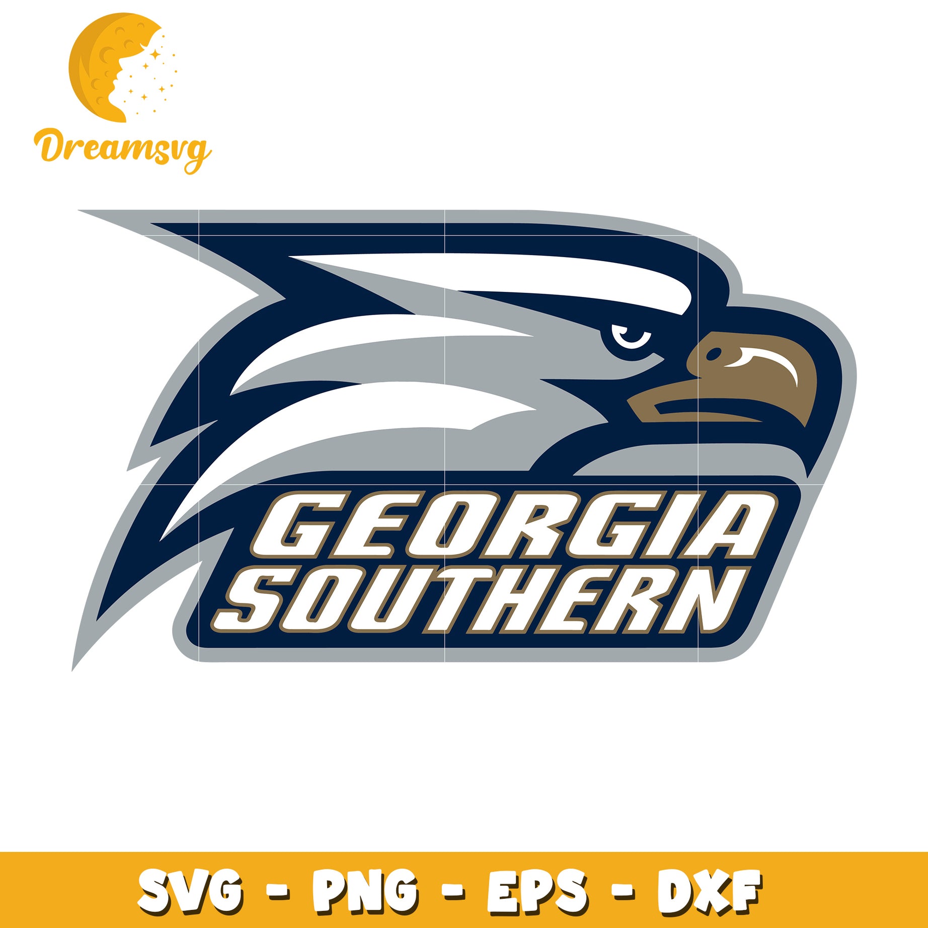 Georgia Southern Eagle SVG PNG EPS DXF