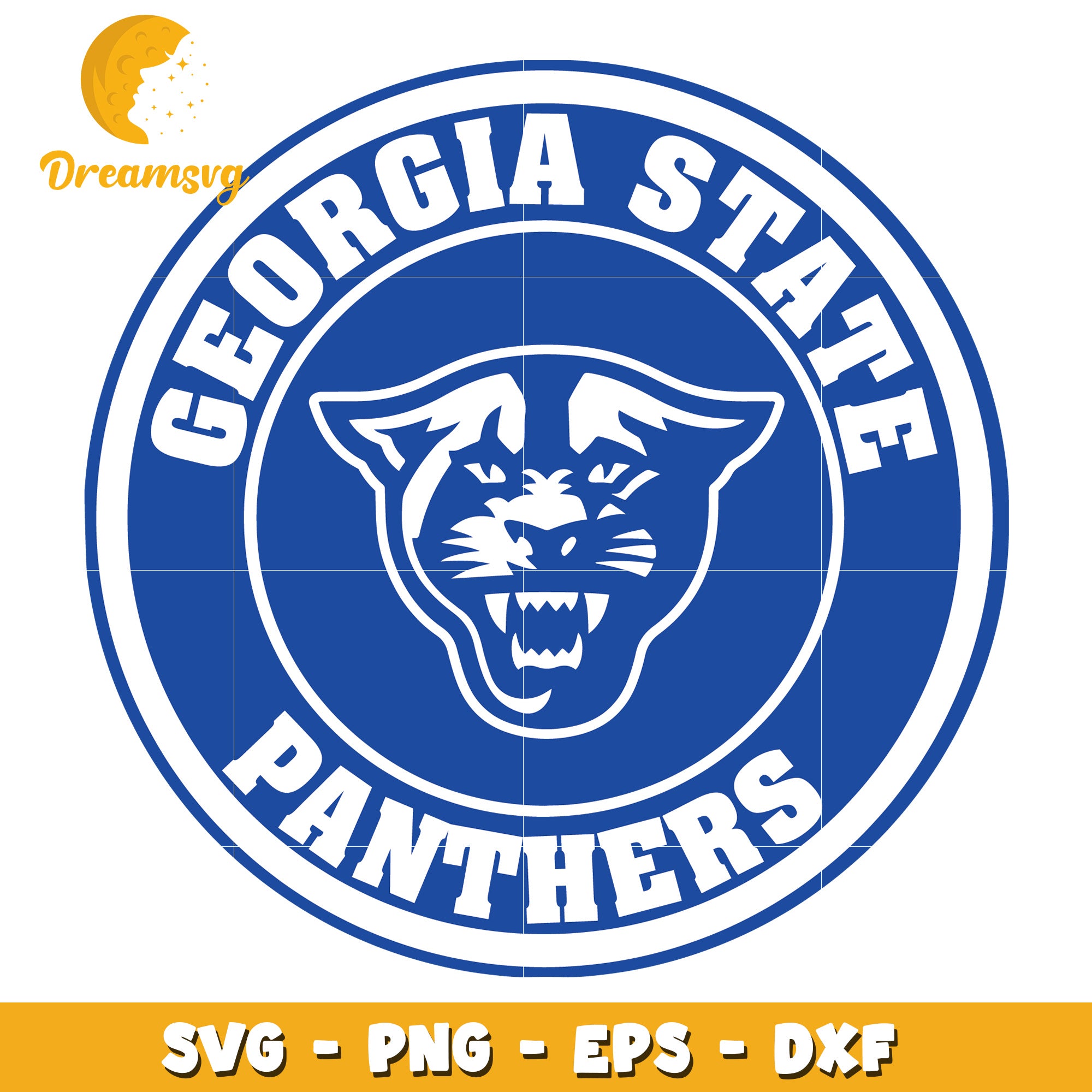 Georgia State Panthers SVG PNG EPS DXF