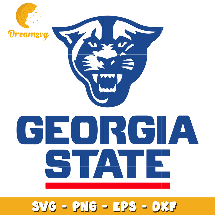 Georgia State University Logo SVG Design for Craft Projects