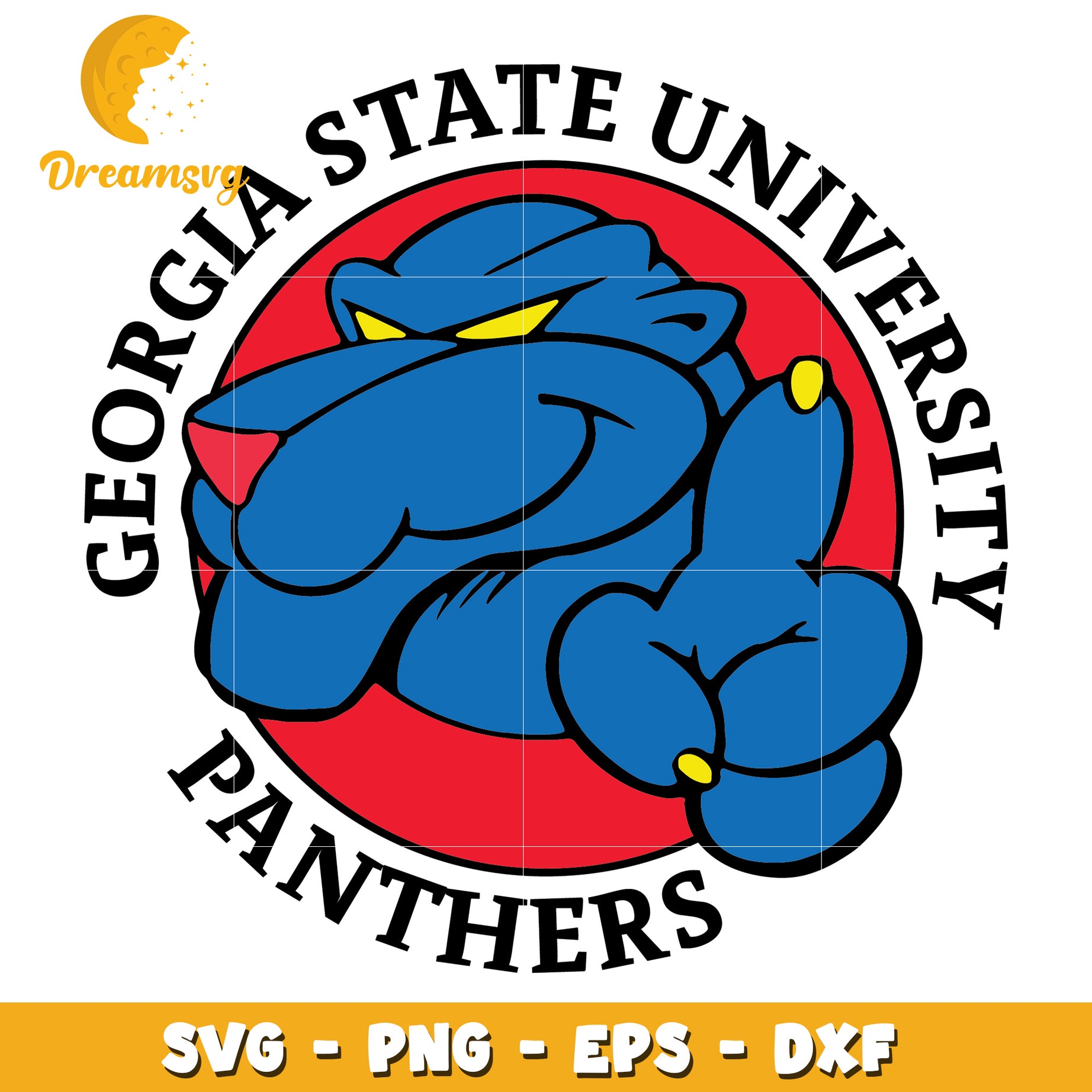 Georgia State University Panthers SVG Graphic for Crafts and Design