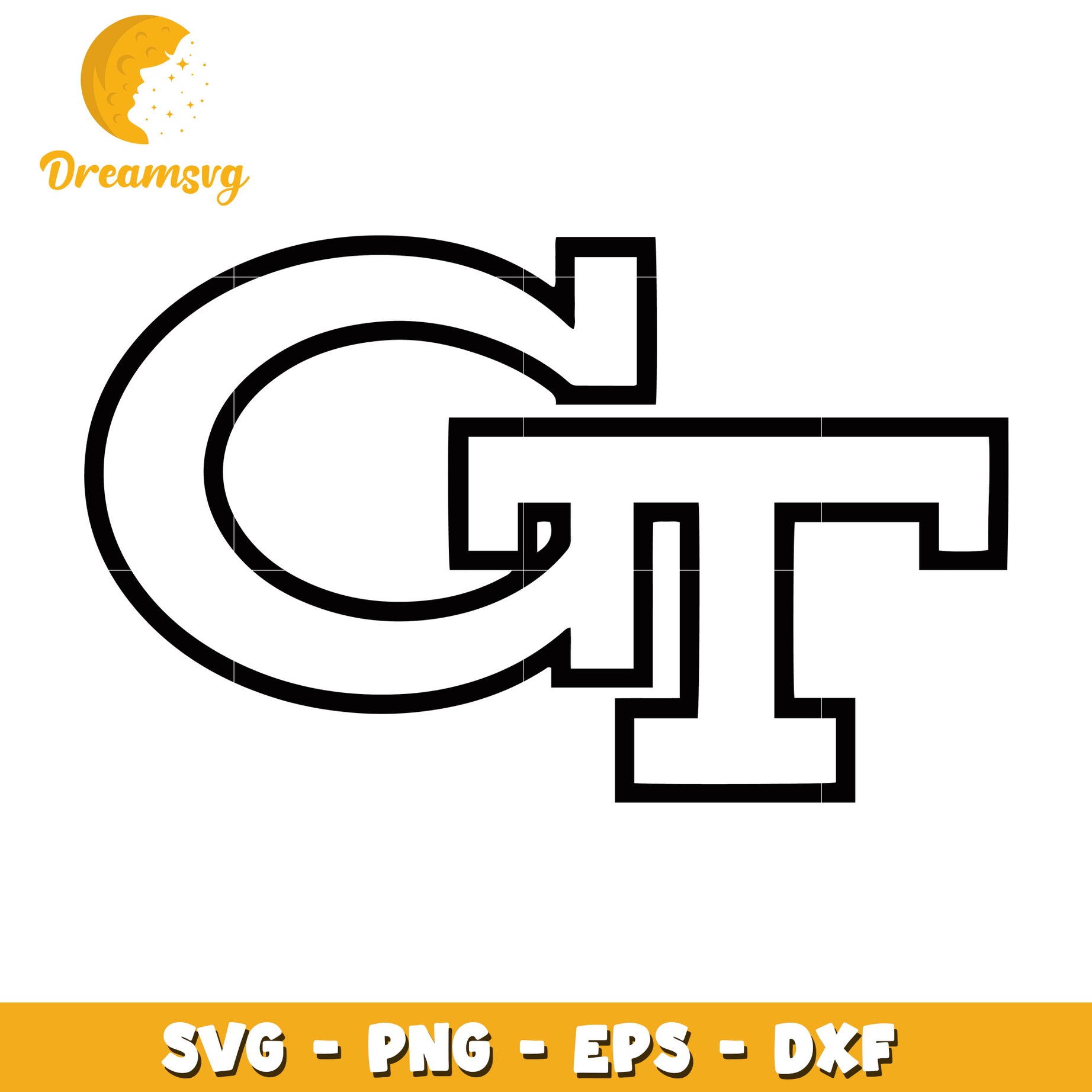 Georgia Tech Logo SVG PNG EPS DXF Cut File