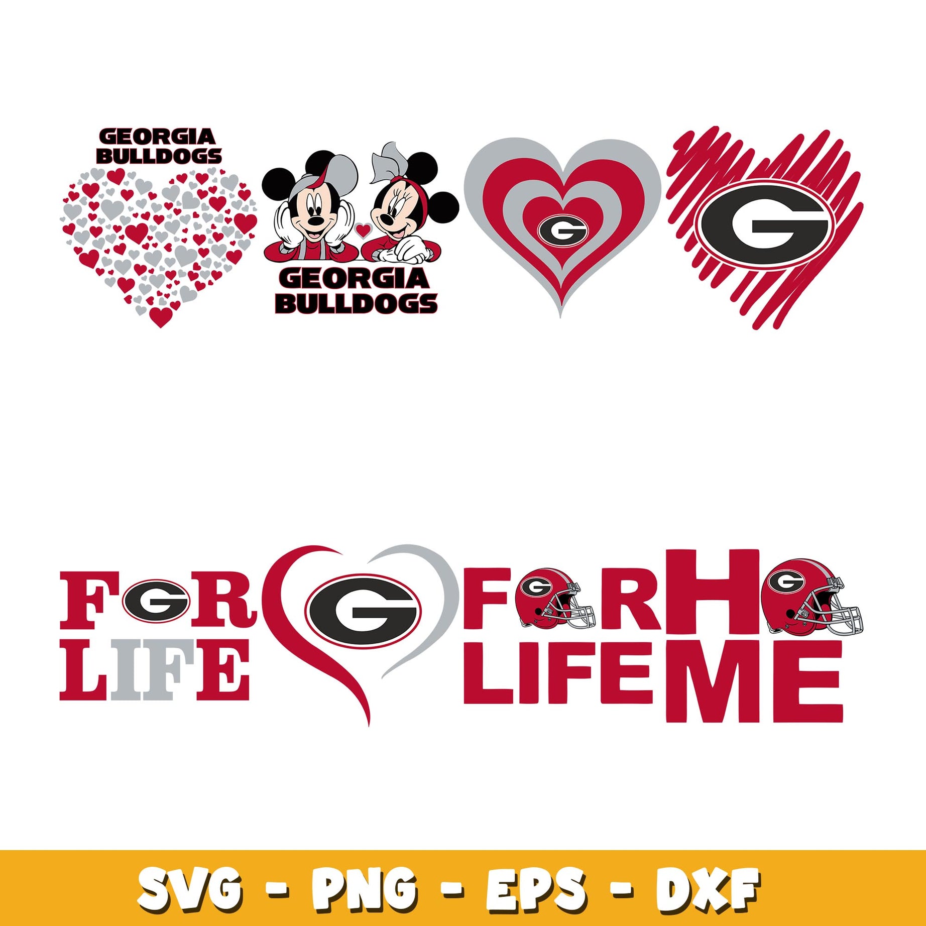 Logo Georgia bulldog Bundle svg, Georgia bulldog  logo svg, ncaa svg  