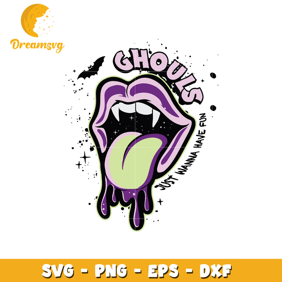 Ghouls just wanna have fun svg, halloween svg, halloween memes svg