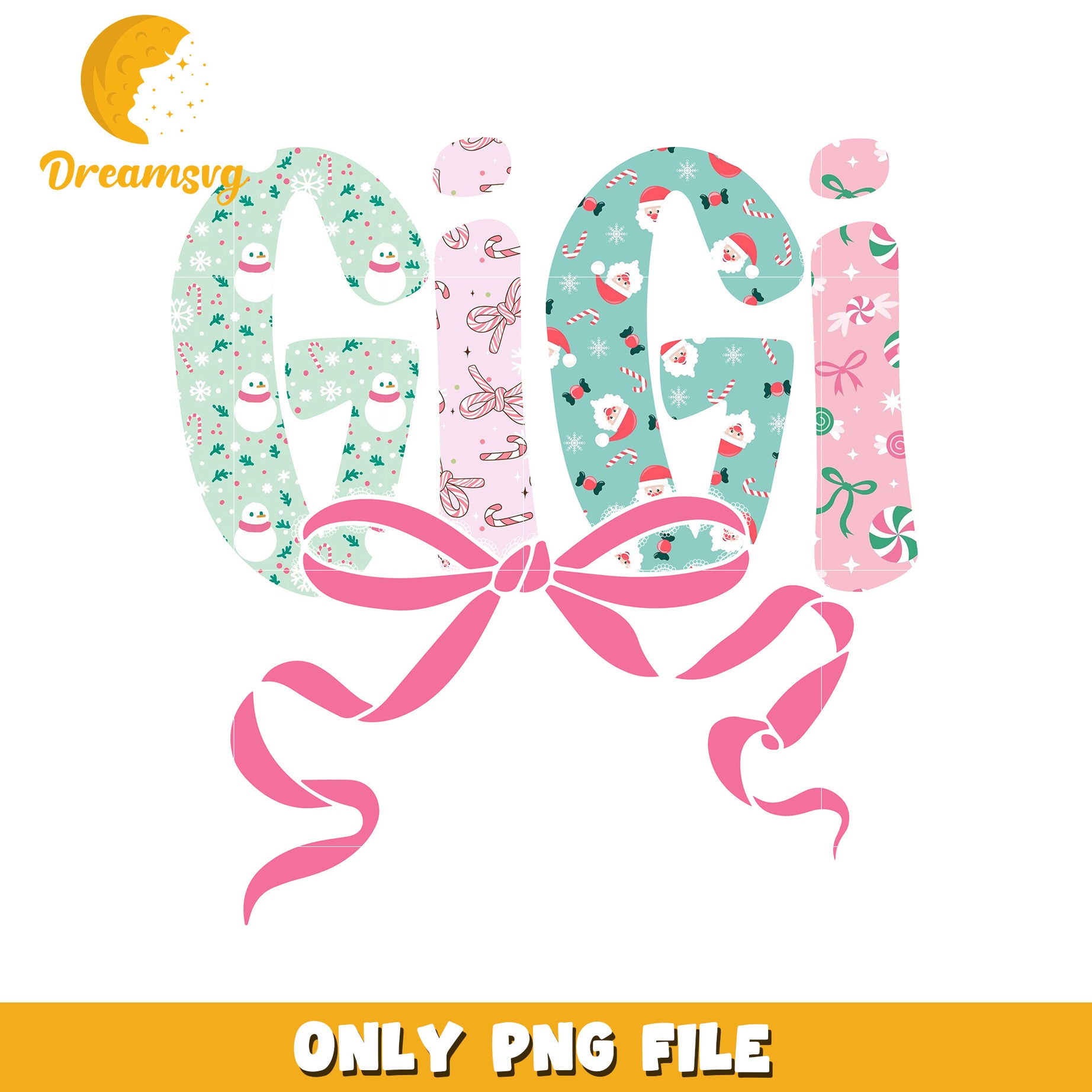 Gigi bowtie png, christmas​ png, grinch png