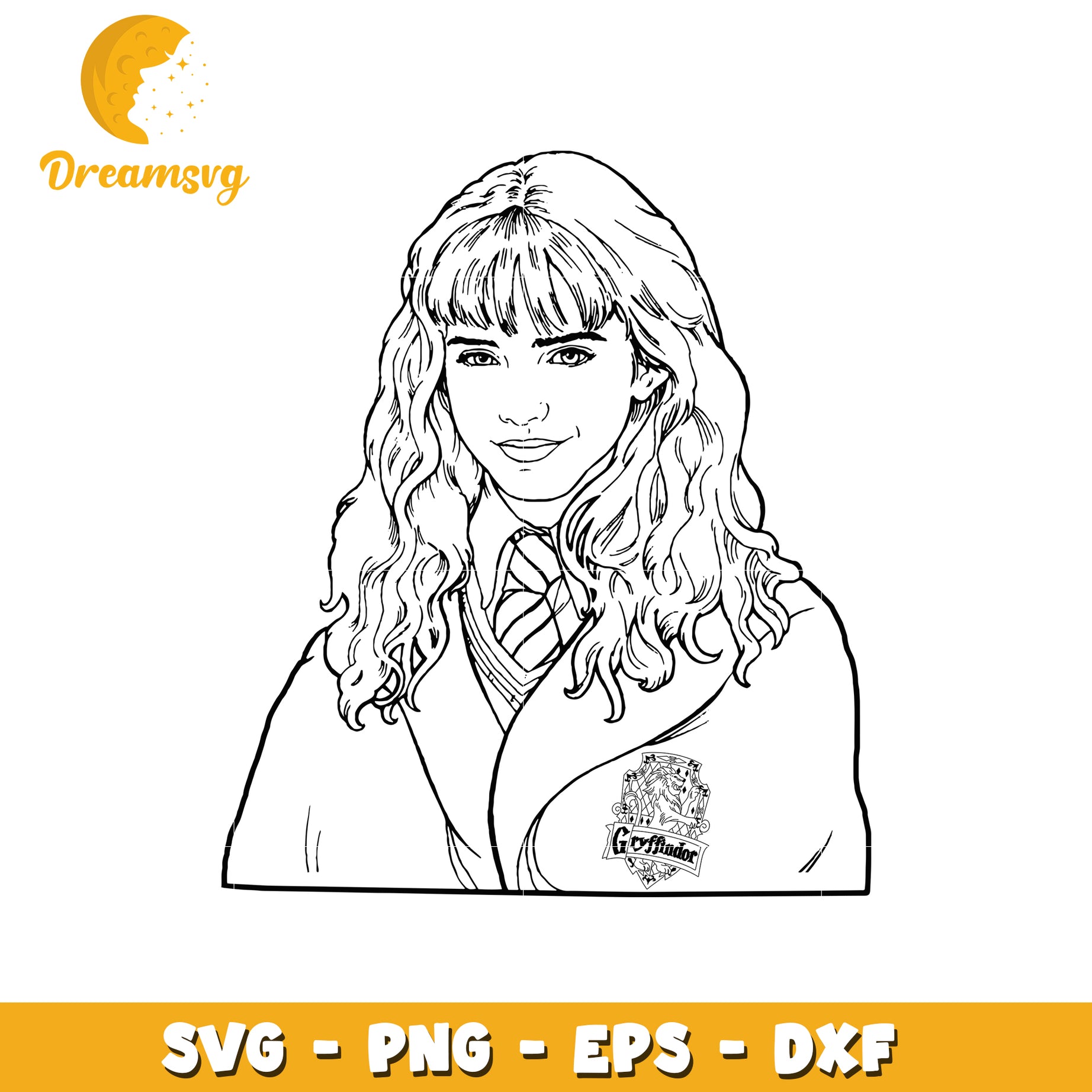 Ginny Weasley SVG Cut File PNG EPS DXF