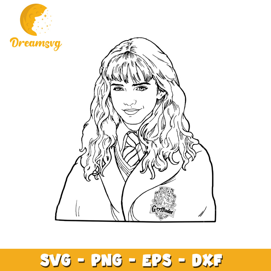 Ginny Weasley SVG Cut File PNG EPS DXF