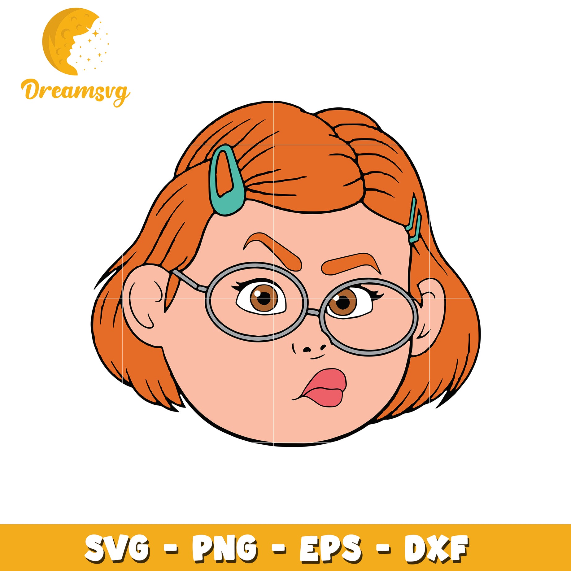 Girl SVG PNG EPS DXF Cut File