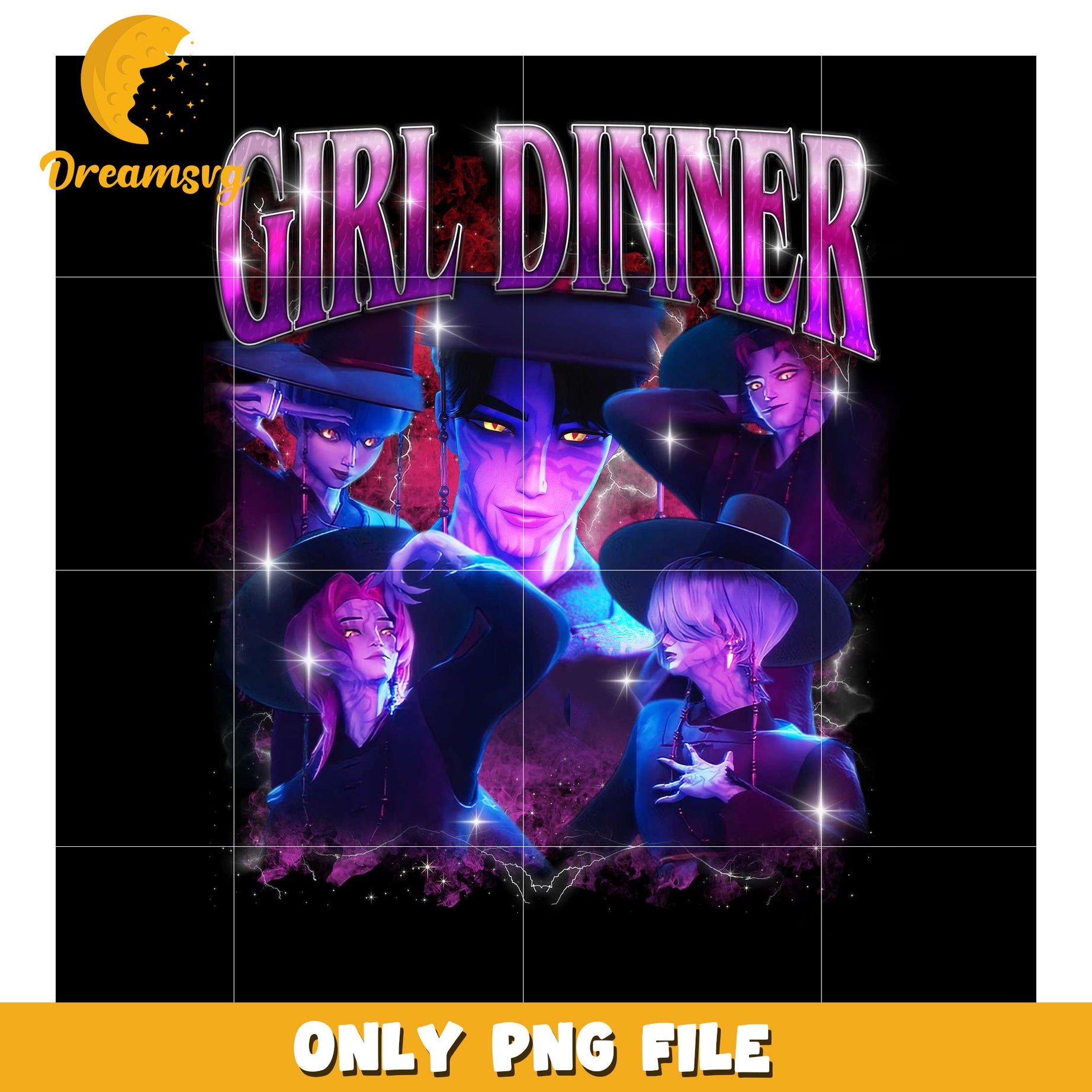 Girl dinner ilustration png, korean cartoon​ png, modern vibes​ boys png