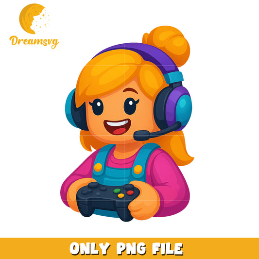 Girl player png, rolox fan art png, roblox design png