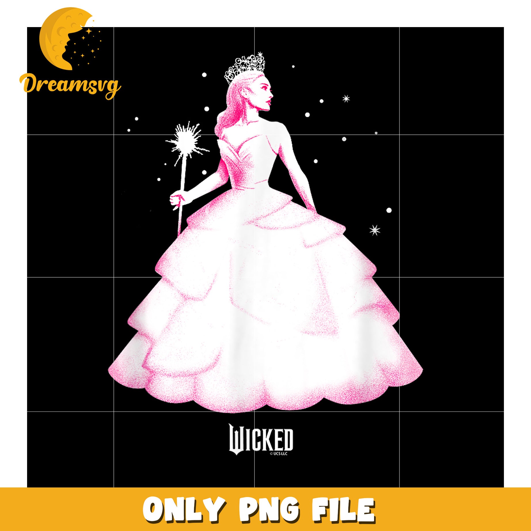 Glinda Tonal Pose png, wicked​ glinda png, wicked​ elphaba png