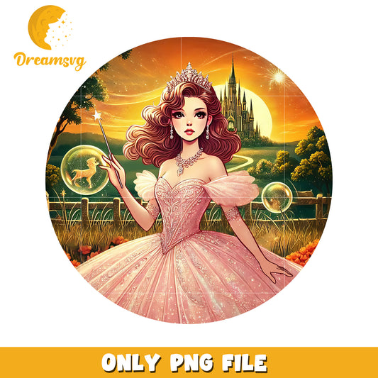 Glinda Wicked Ornament png, glinda aesthetic png, wicked glam png