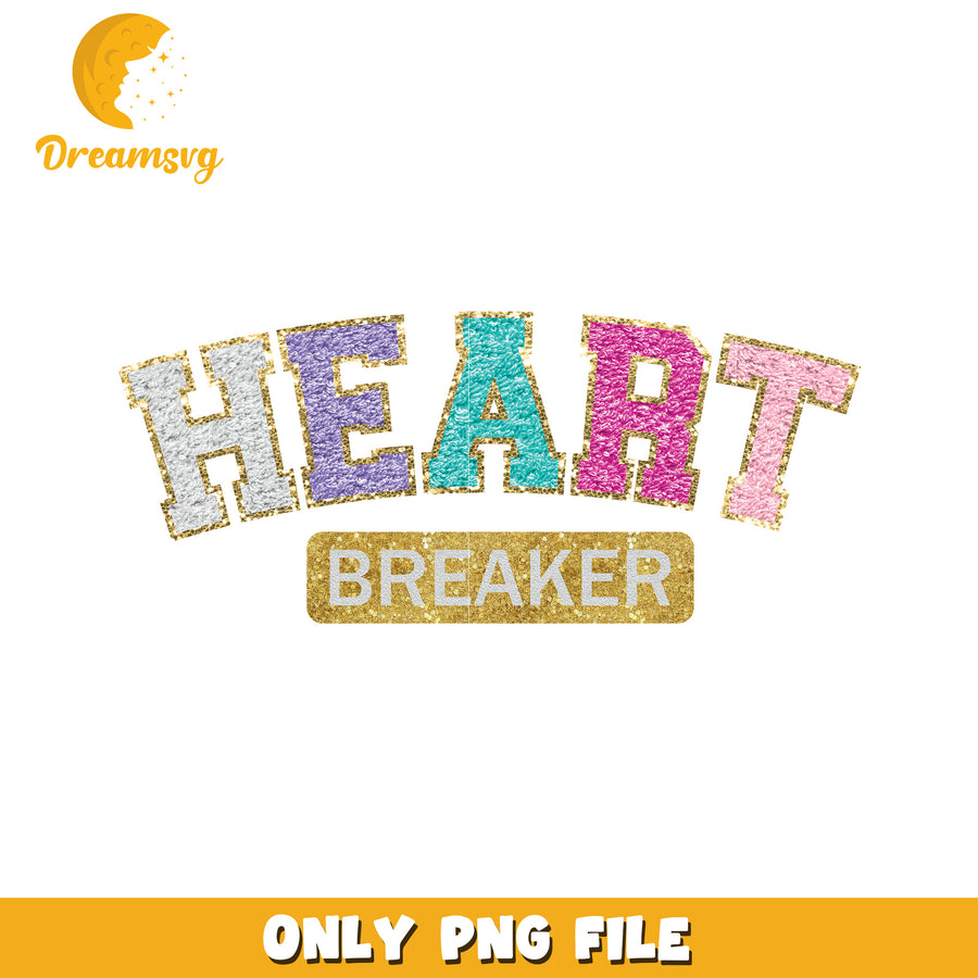 Glitter Heartbreaker PNG Design