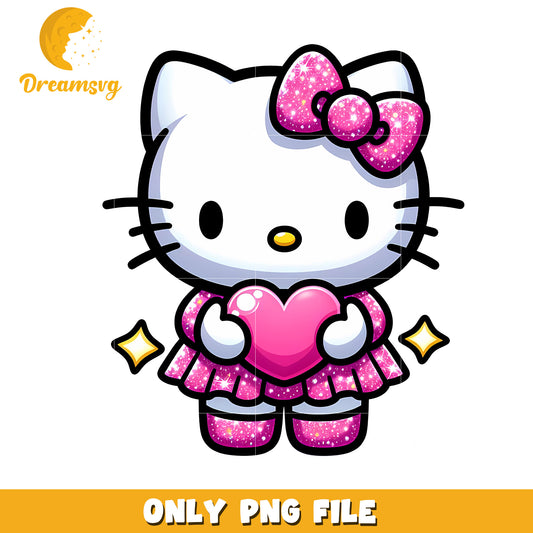 Glitter Hello Kitty PNG Image Download