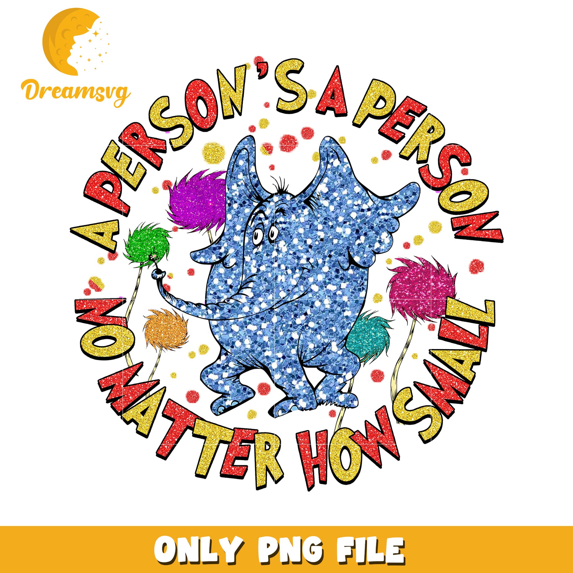 Glitter Horton Hears a Who PNG