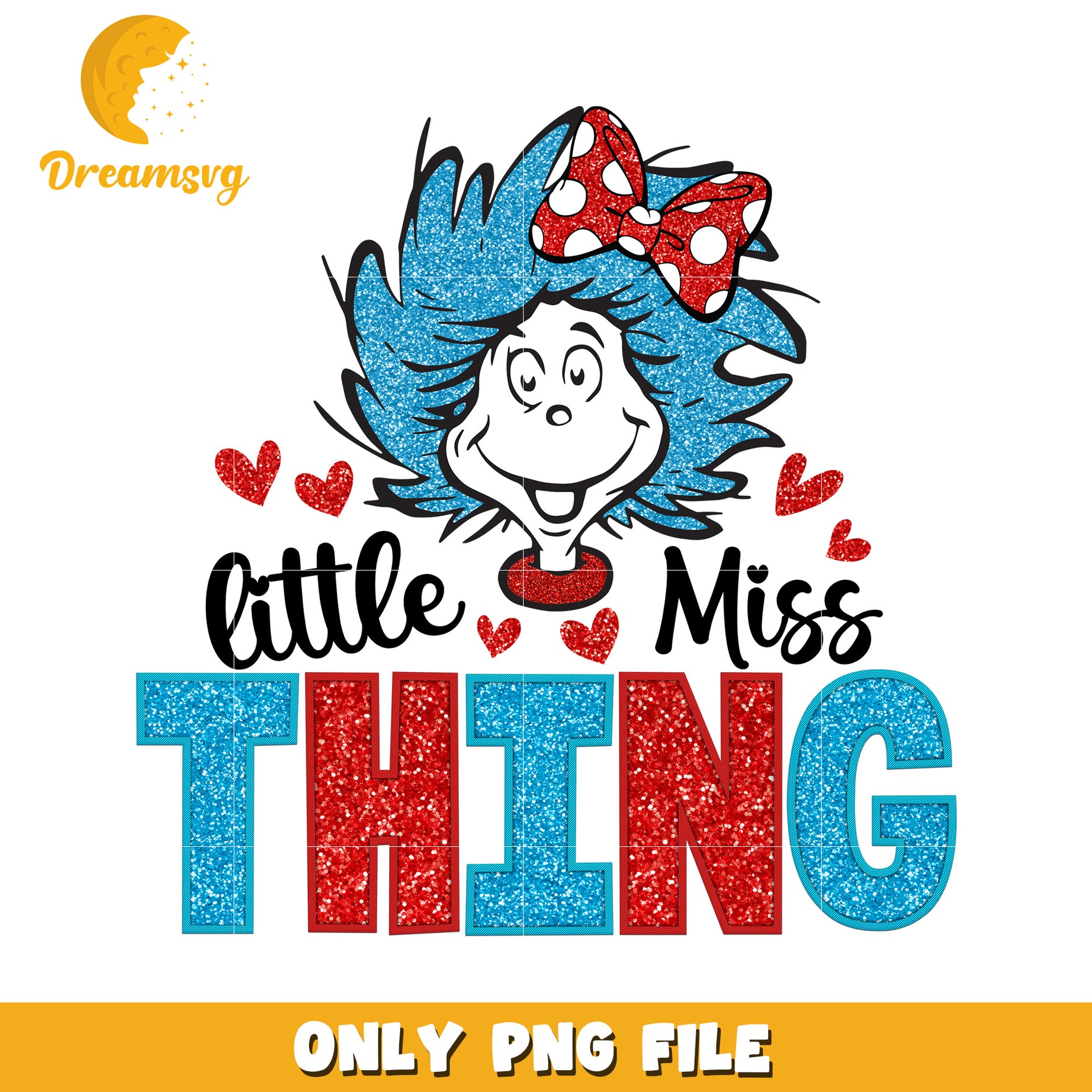 Glitter Little Miss Thing PNG