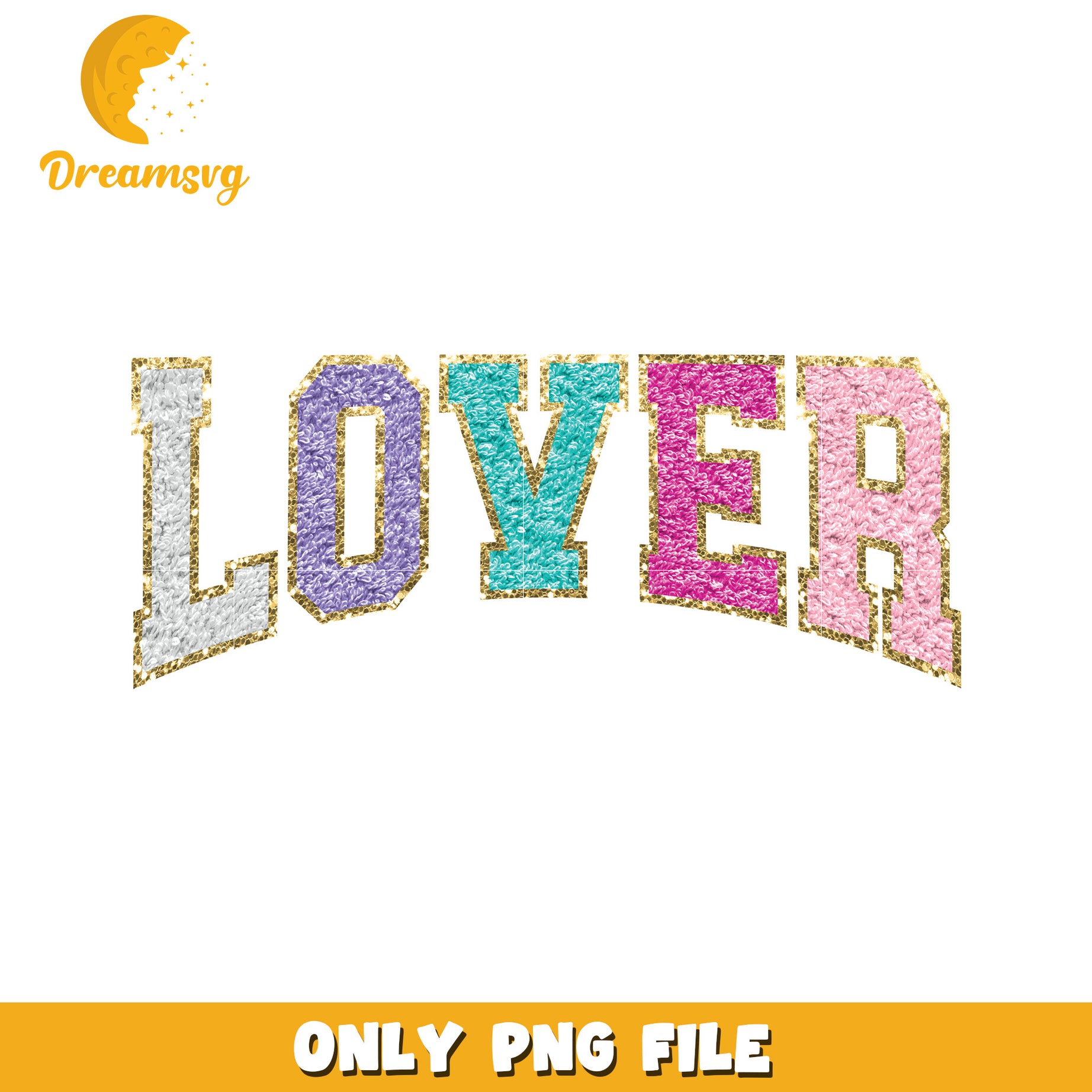 Glitter Lover PNG Design