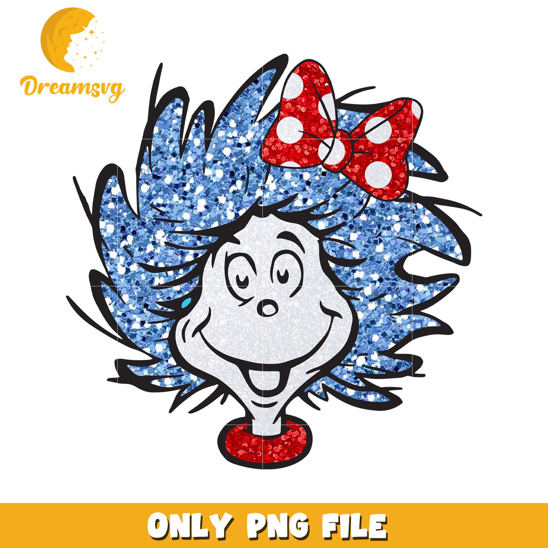 Glitter Sally PNG Sublimation Design